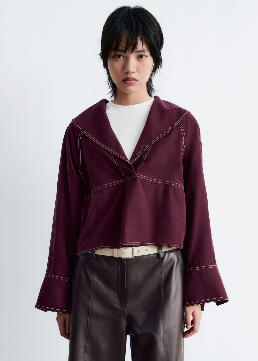 Image of Bluse mit Matrosenkragen