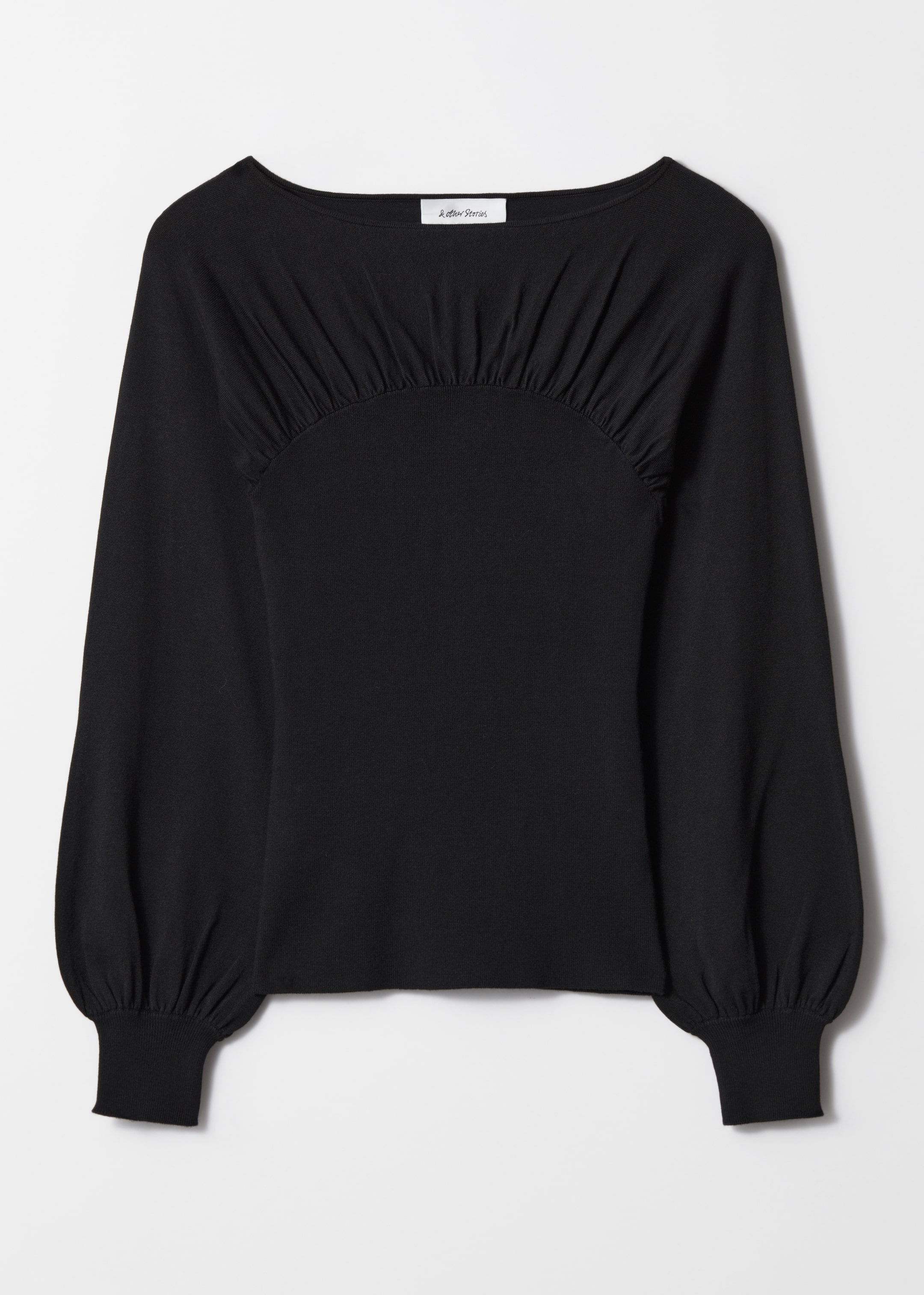 Agrandir l'image: Pull froncé - Noir - FEMME | H&M FR 1