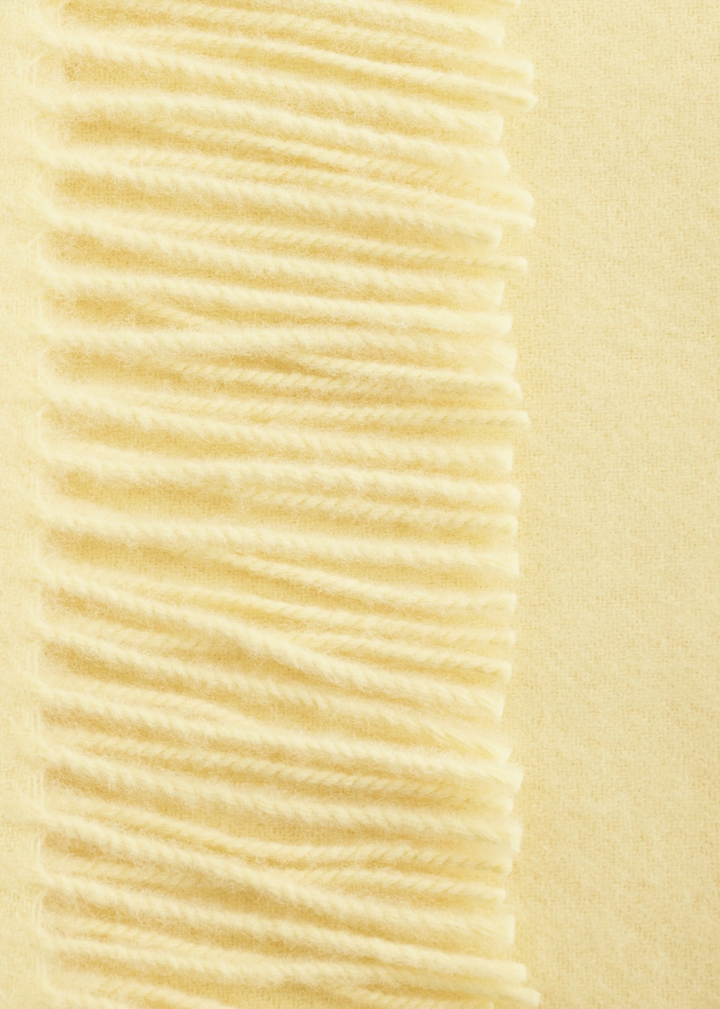 Image of Fringed Wool Blanket Scarf