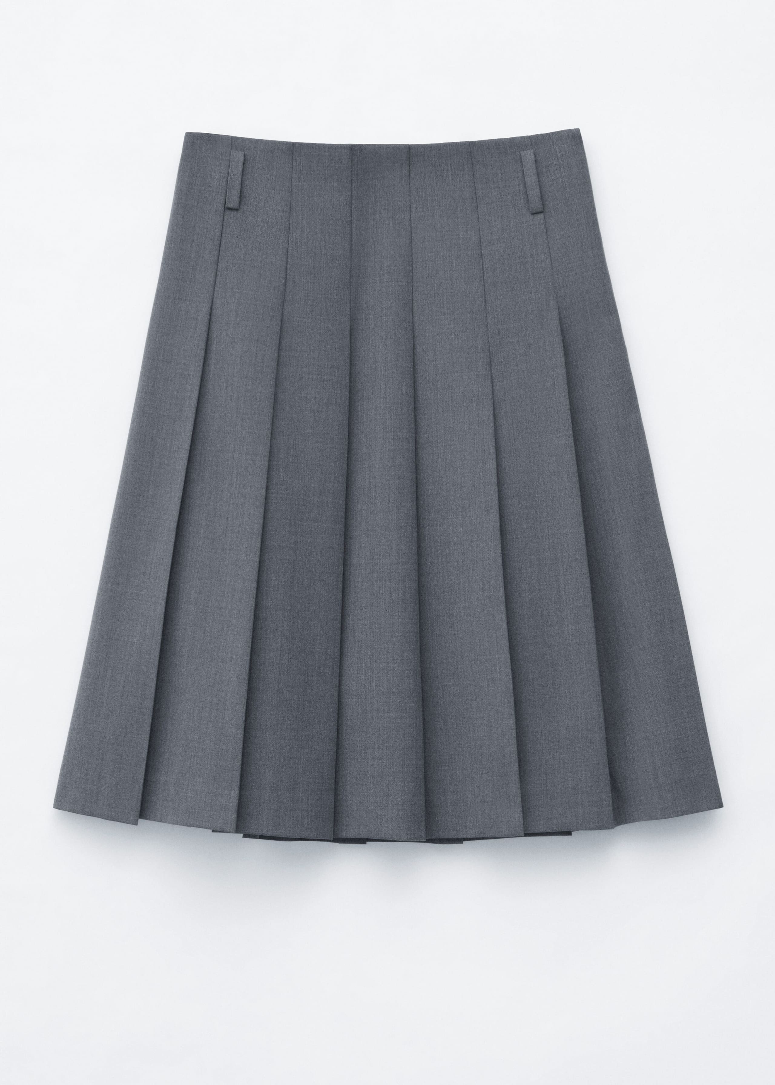 Pleated Skirt - Dark Grey - Still Life
