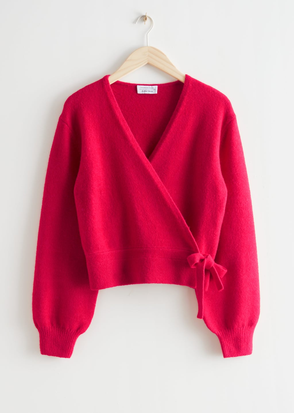 Wickel-Strickjacke