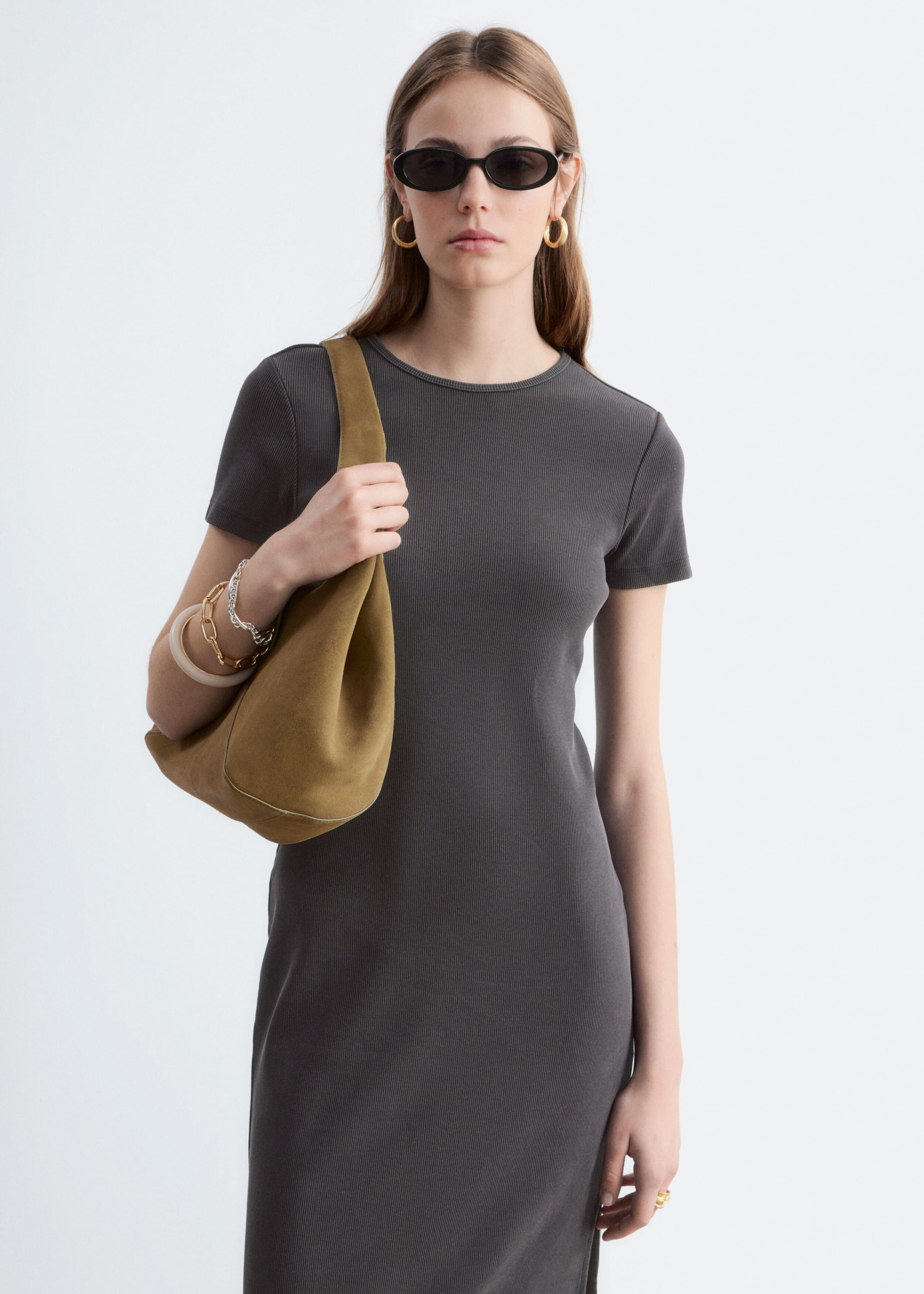 Image of Midi Jersey Dress