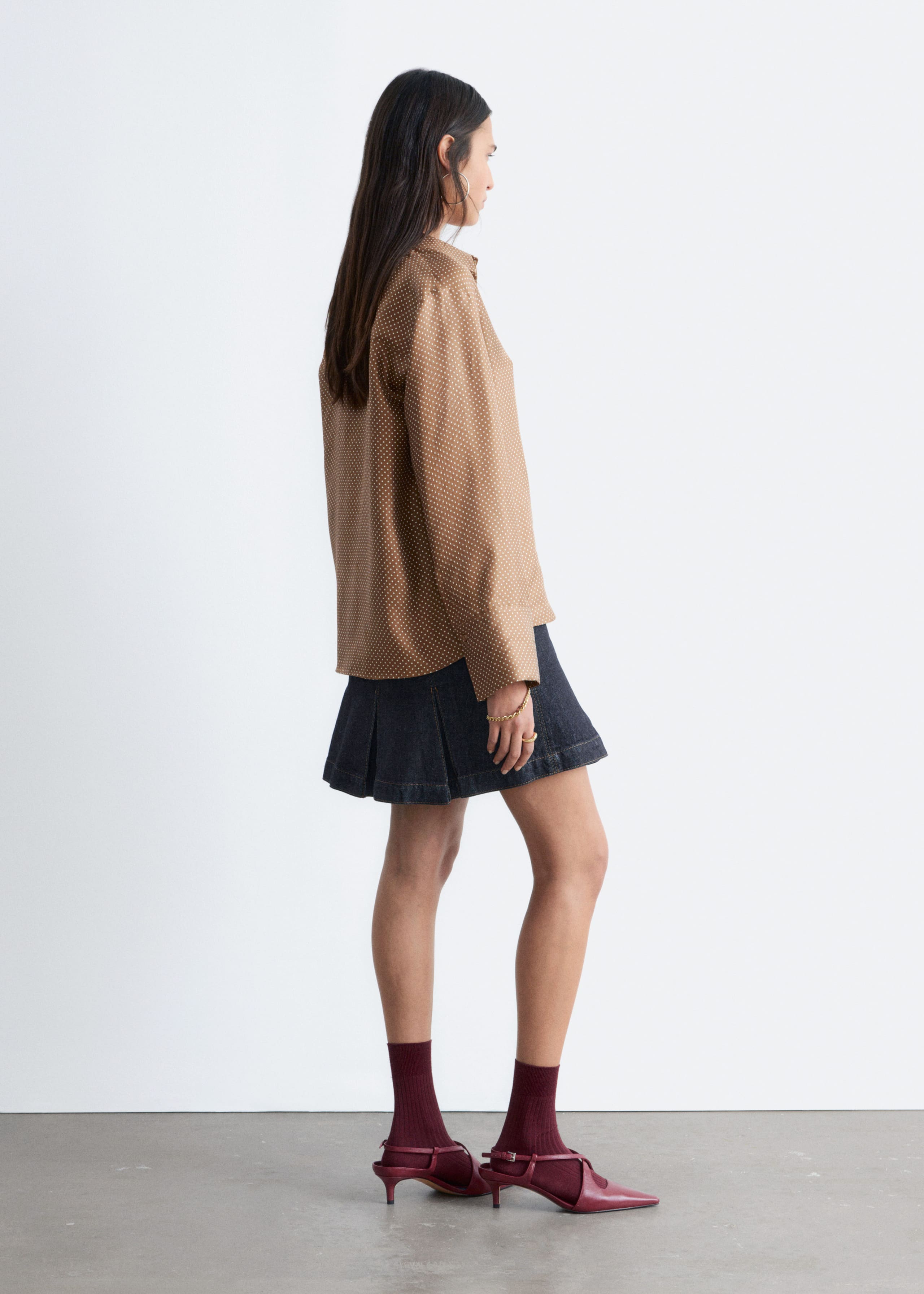 Image of Relaxed Silk Shirt