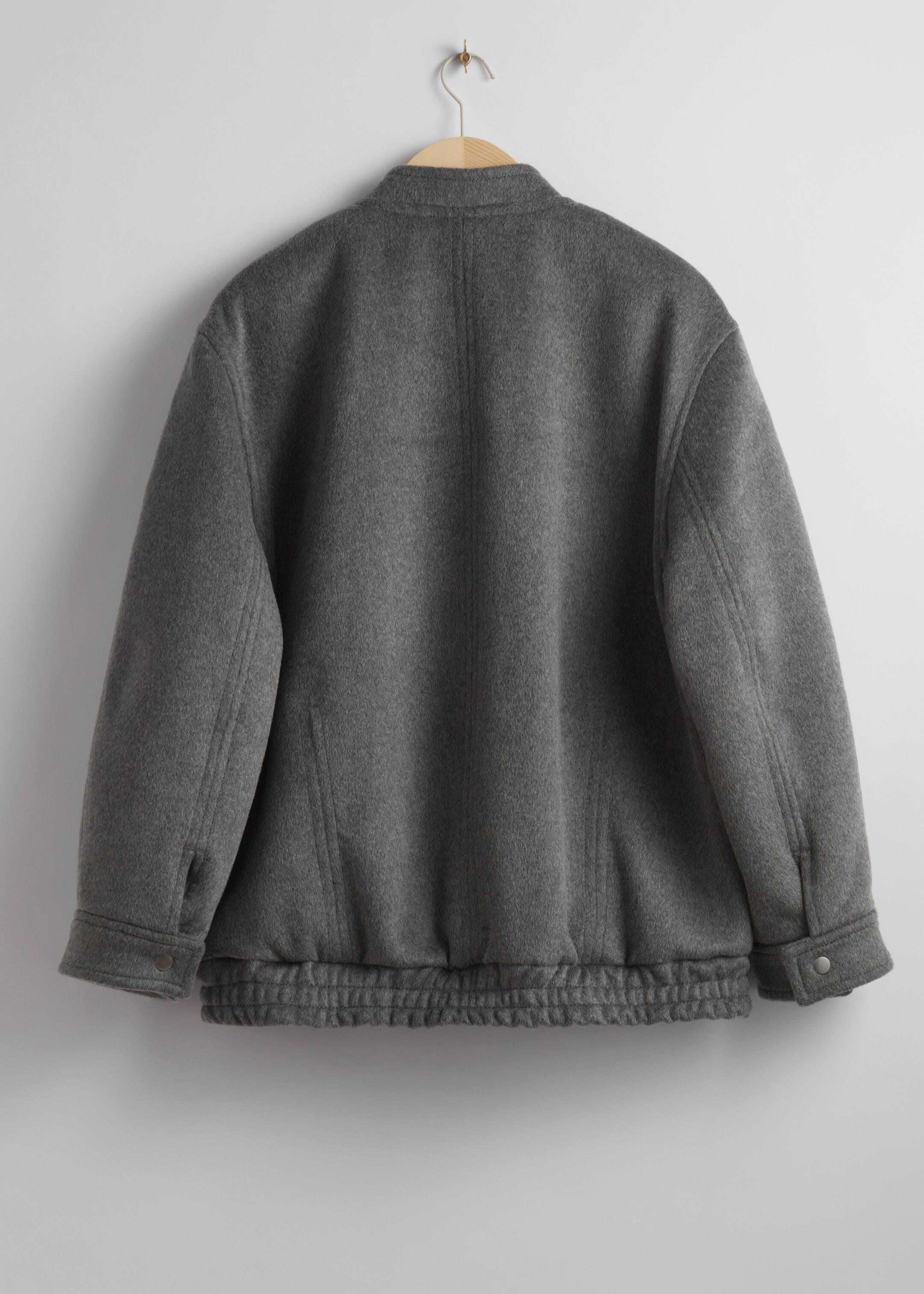 Größeres Bild ansehen: Oversized-Wolljacke - Grau meliert - Ladies | H&M DE 2