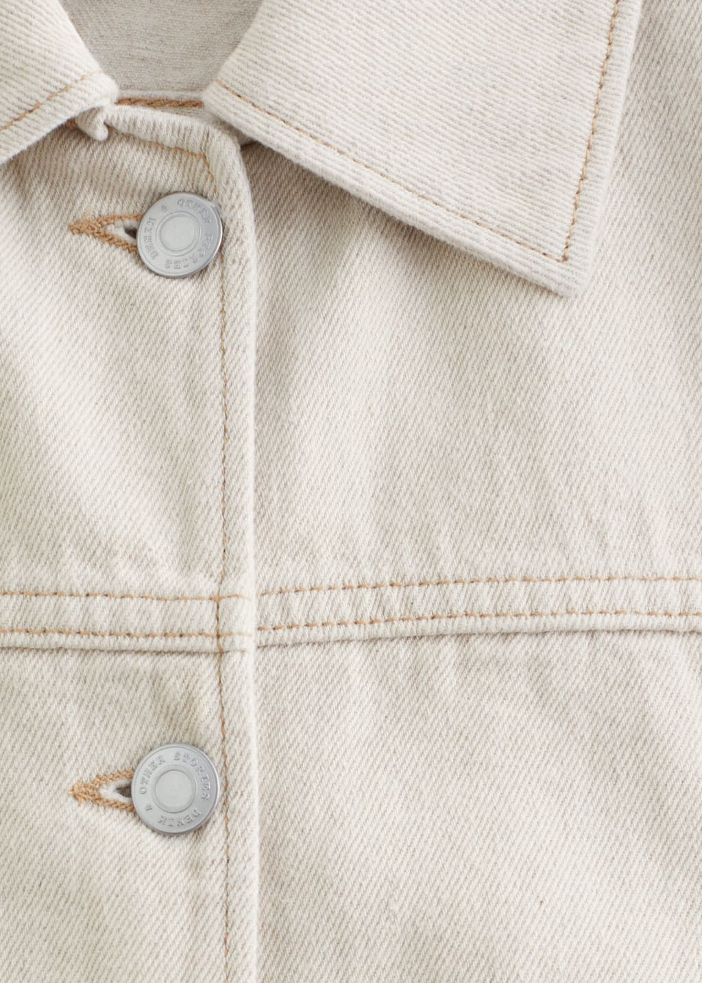 Image of Cropped Tie-Closure Denim Jacket
