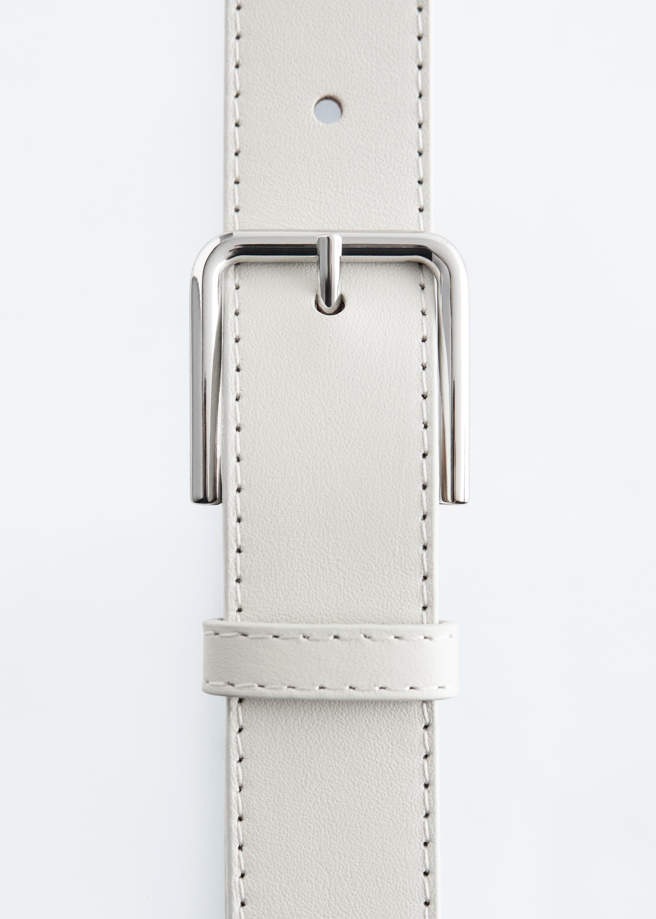 Agrandir l'image: Ceinture en cuir - Couleur crème - FEMME | H&M FR 2