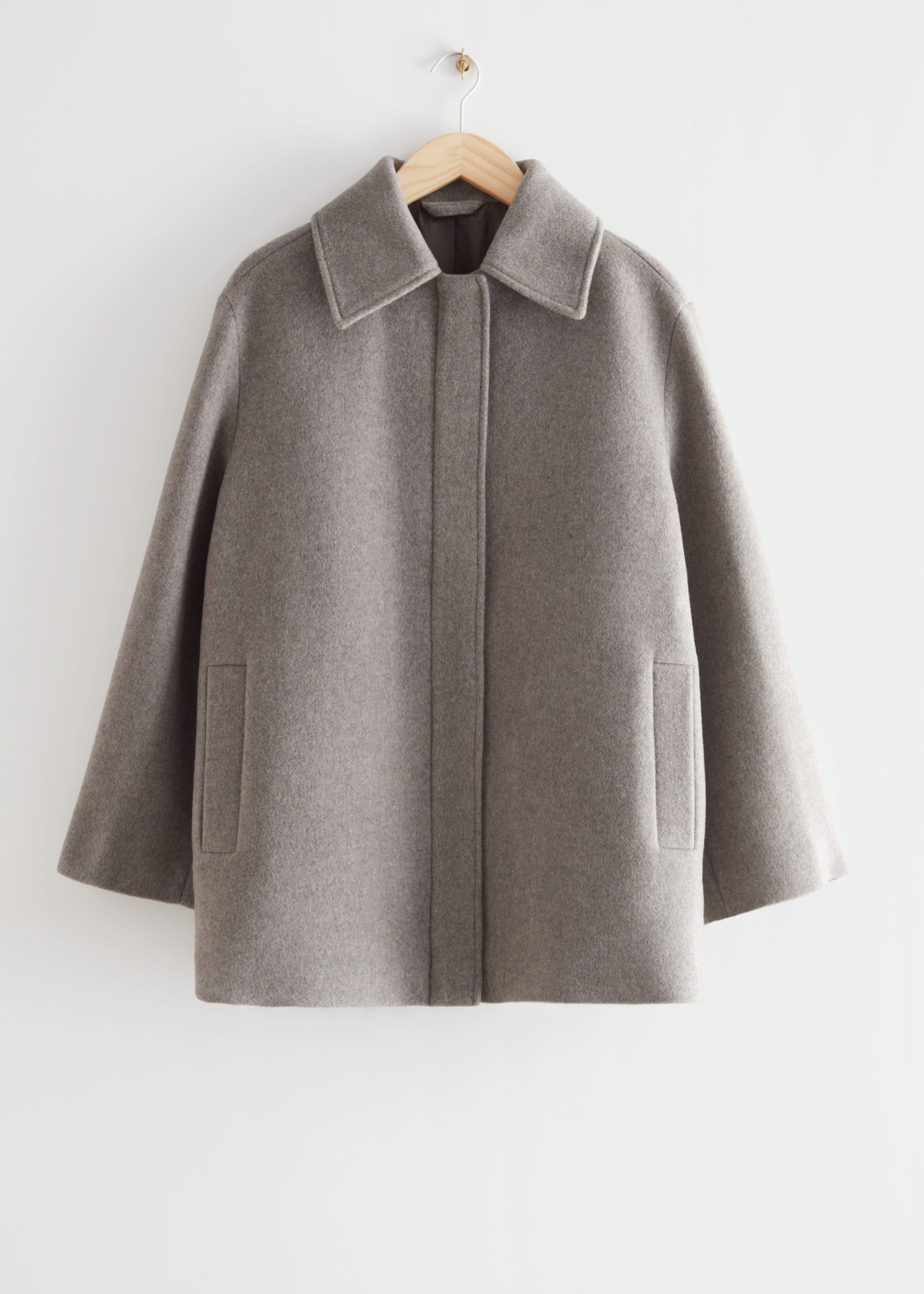 Image of Relaxed Wool Jacket