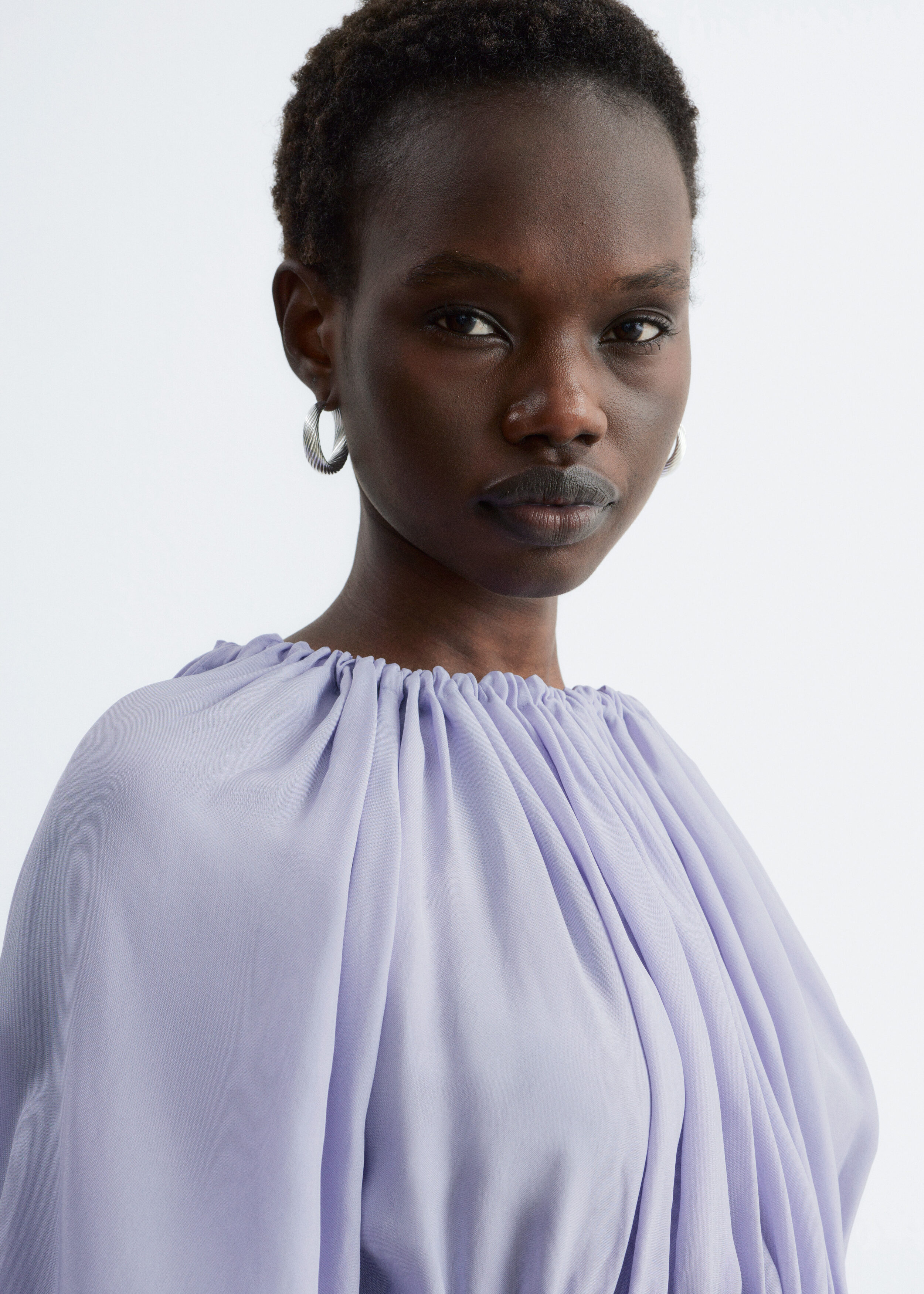 Smocked Blouse - Purple - Blouses - & Other Stories US