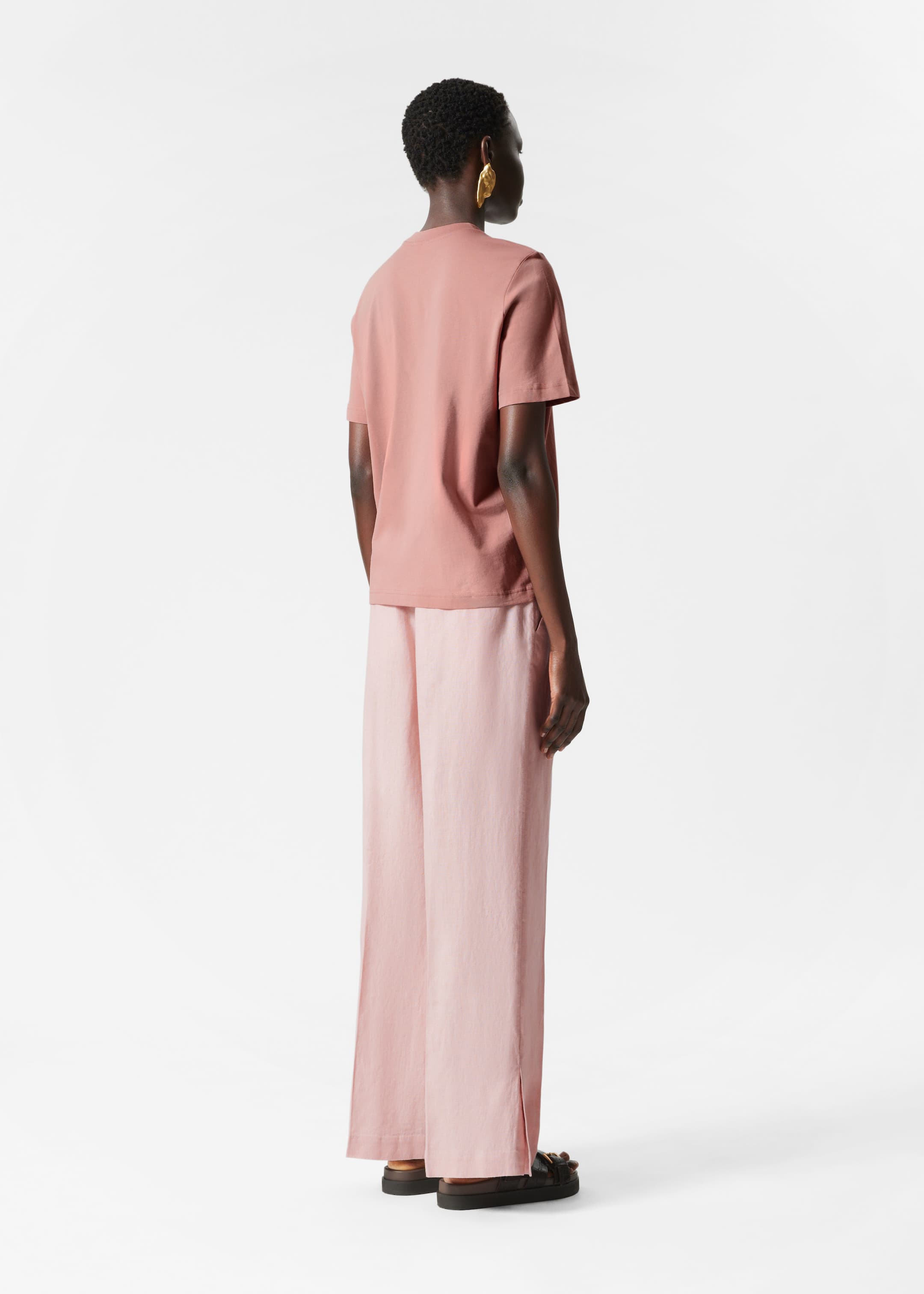 Grösseres Bild ansehen: T-Shirt mit Rundhalsausschnitt - Hellrosa - DAMEN | H&M CH 4