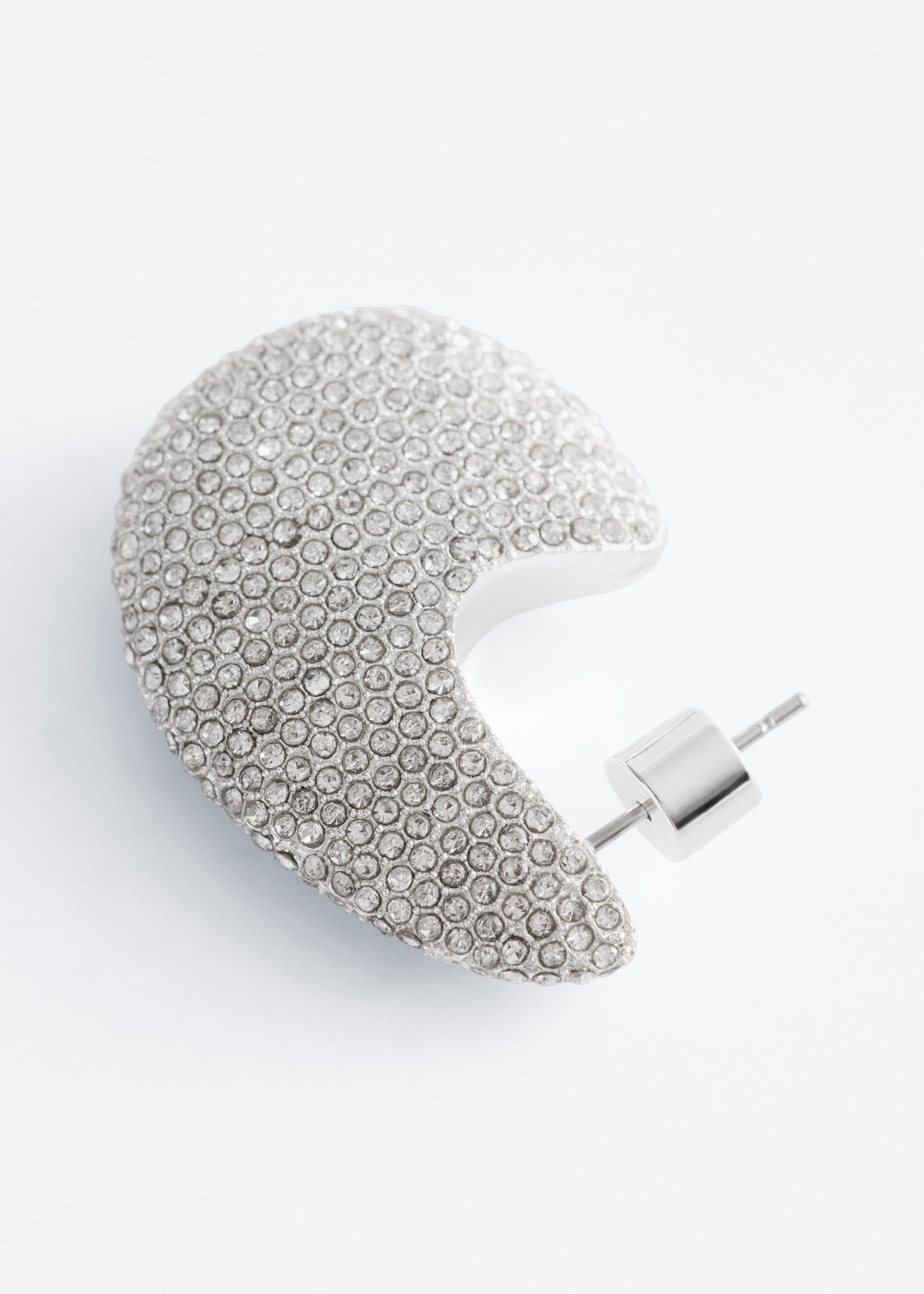 Image of Orecchini a goccia bombati con cristalli