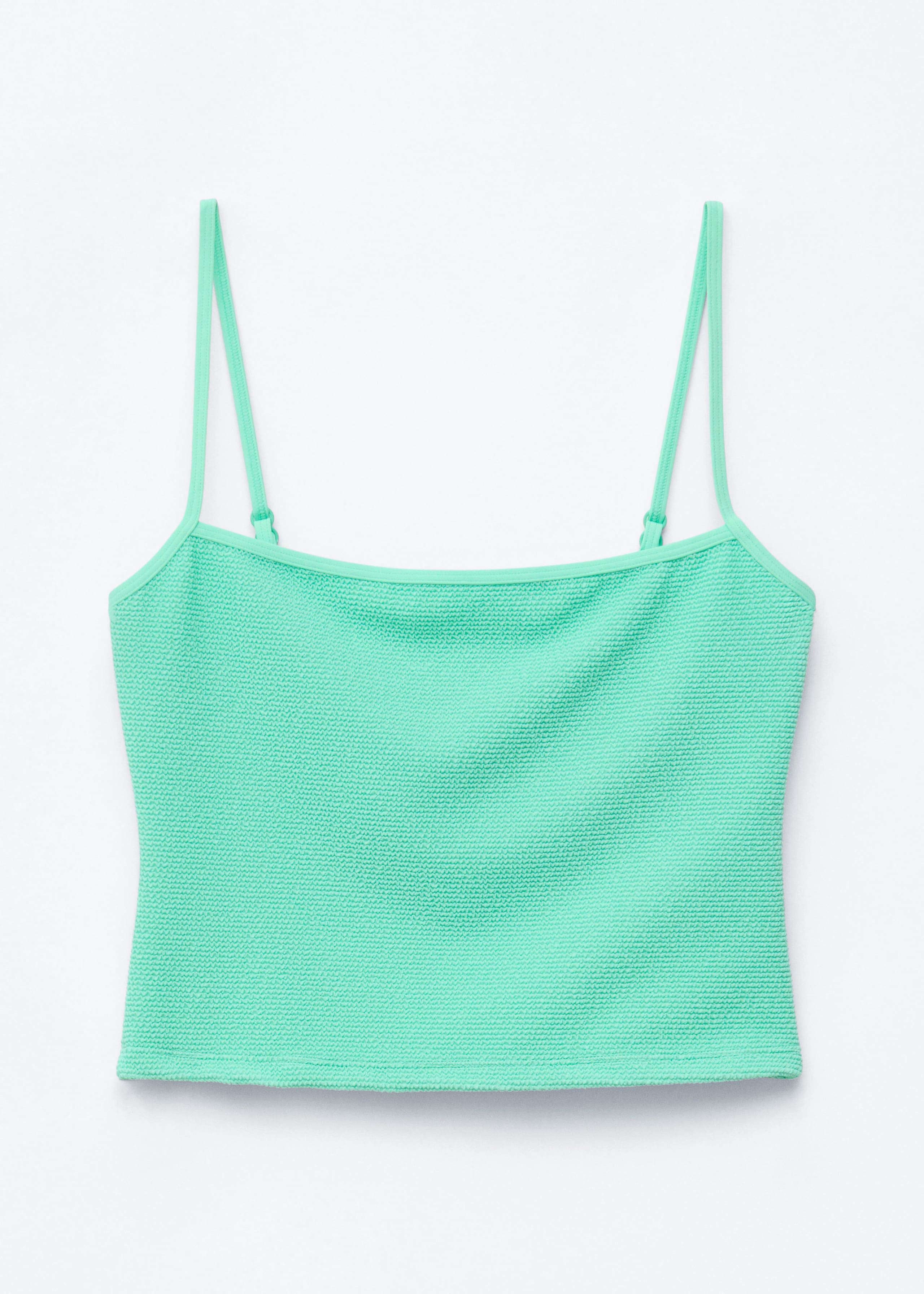 Image of Square-Neck Tankini Top