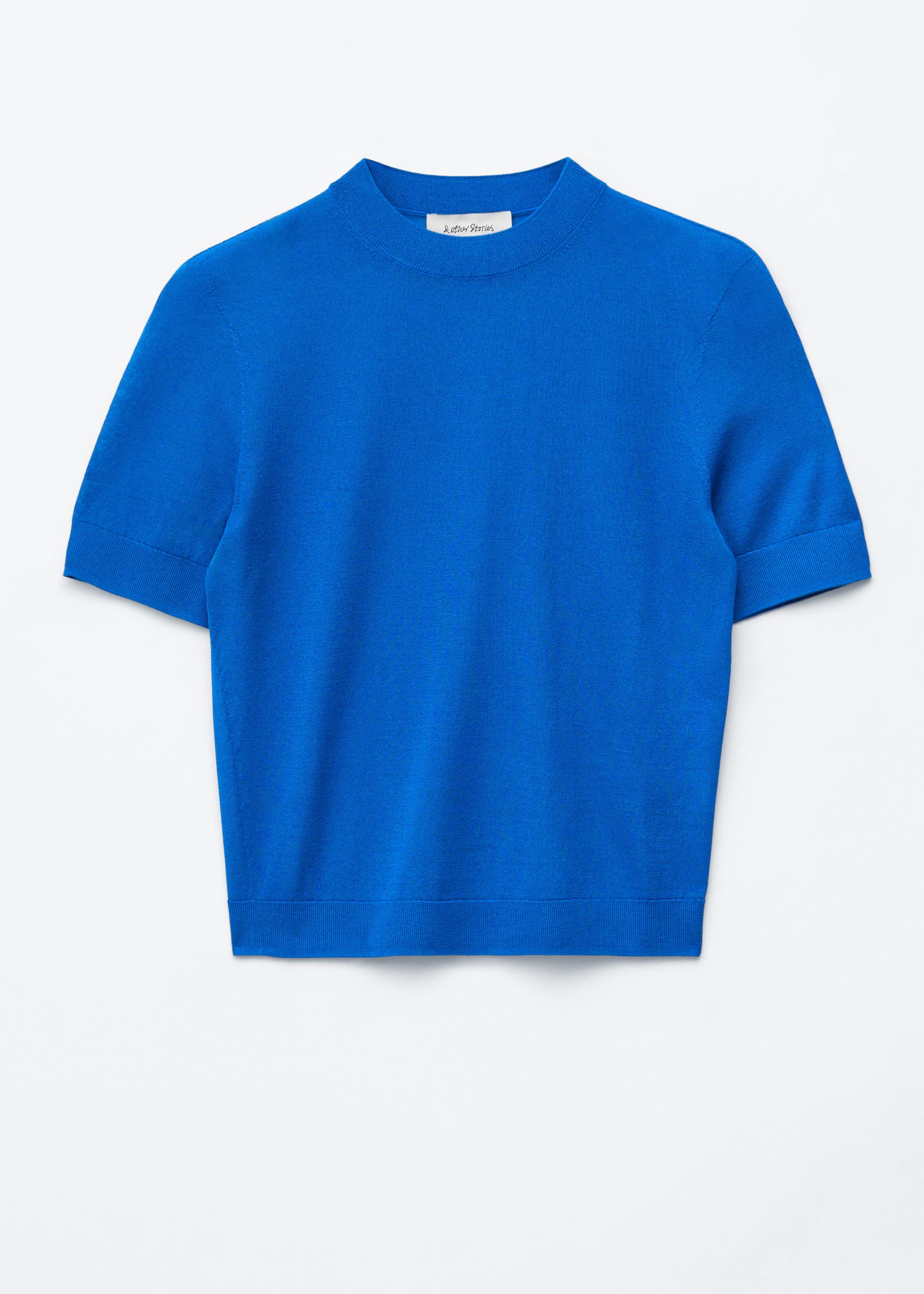 Image of Fine-Knit T-Shirt