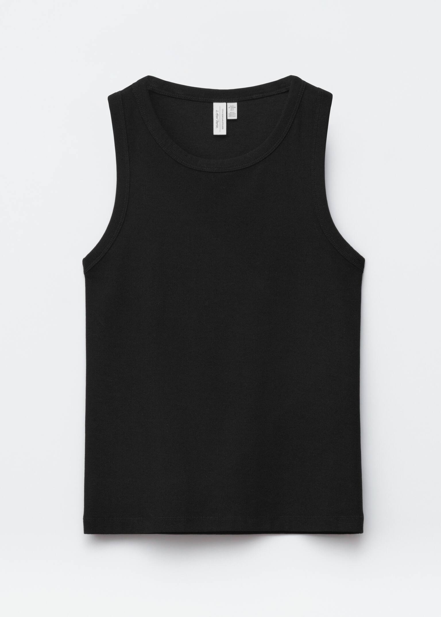 Figurnær tanktop - Svart - 2