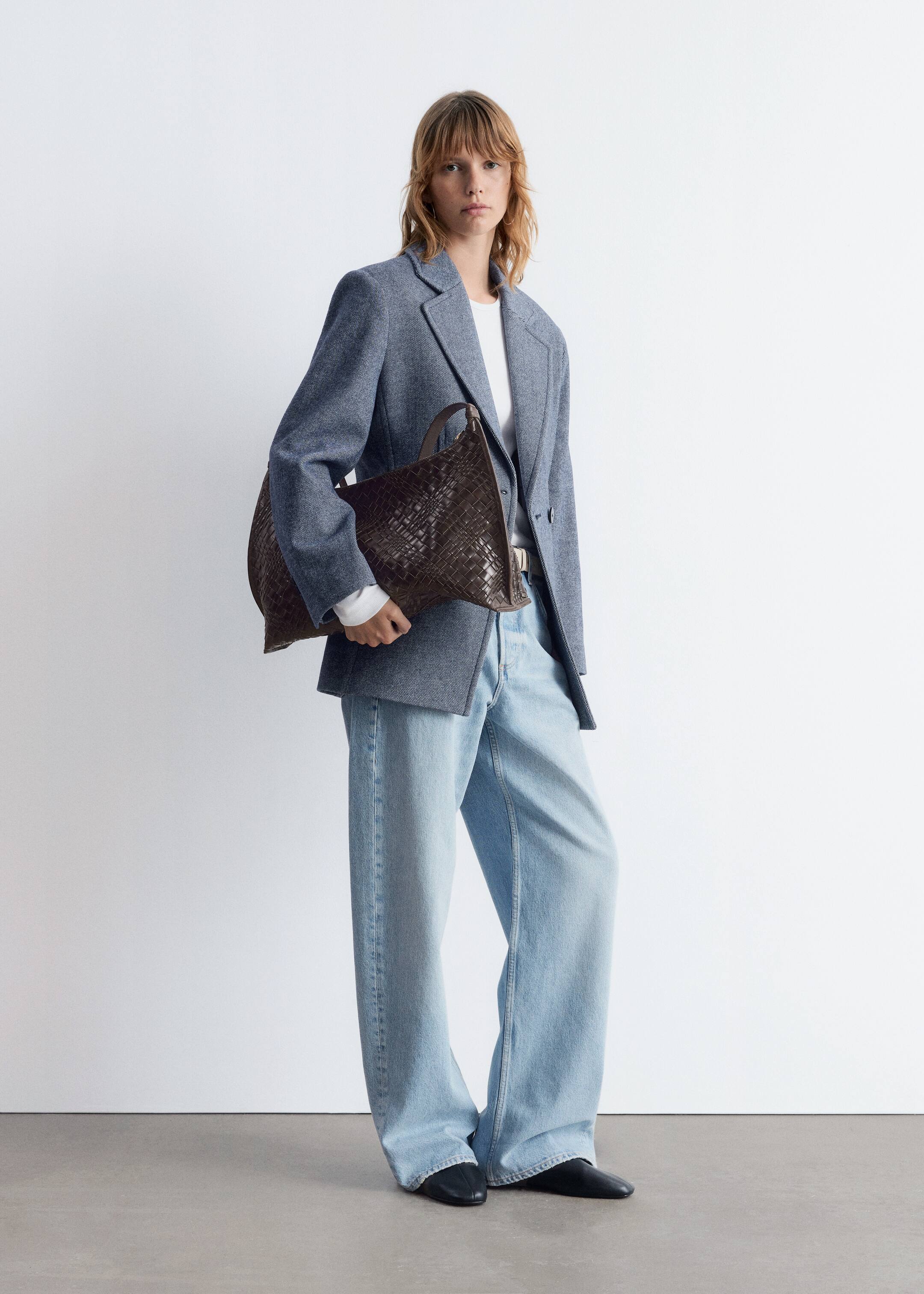 Agrandir l'image: Tote bag en cuir entrelacé - Marron foncé - FEMME | H&M FR 2