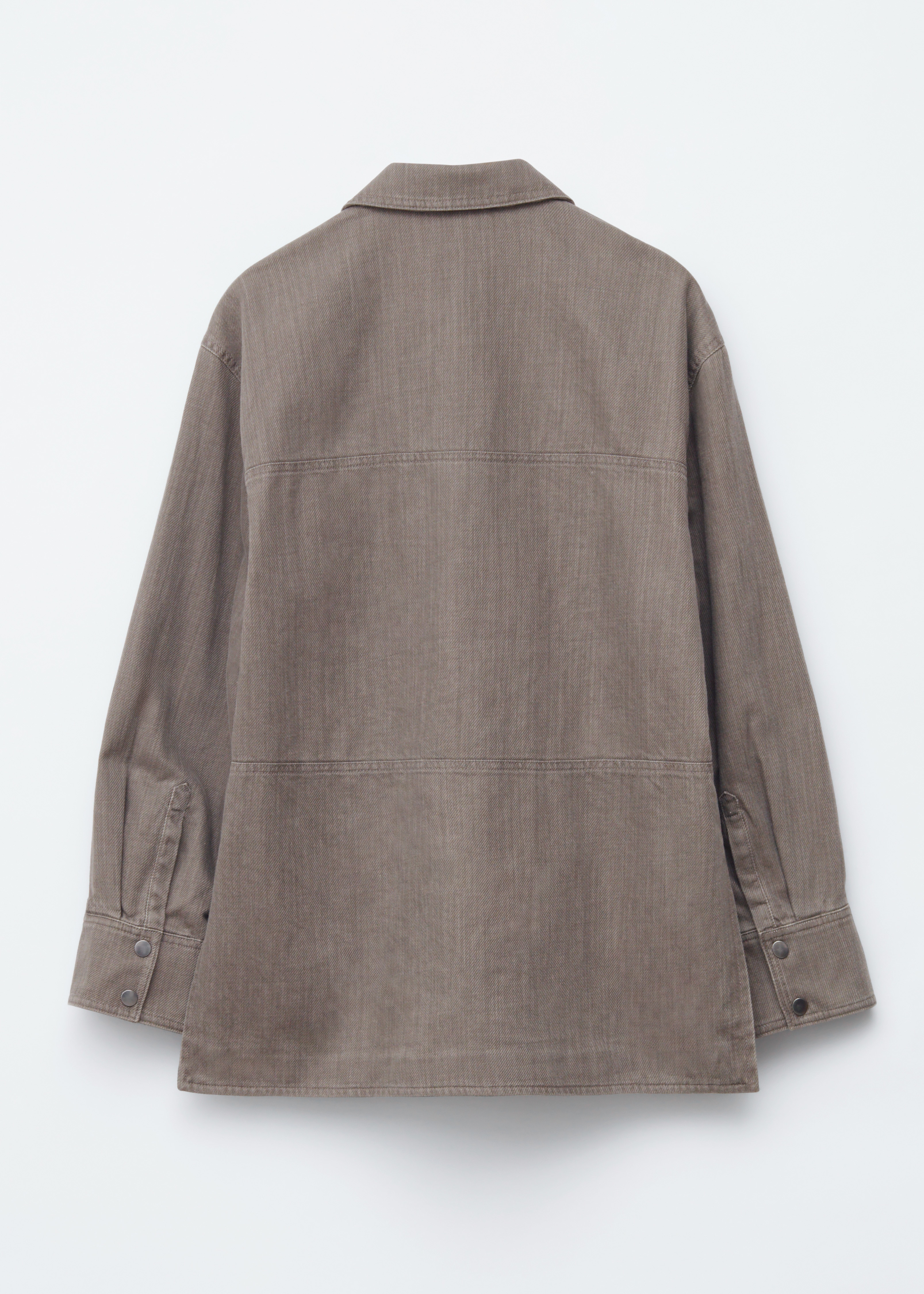 Chaqueta camisera bordada - Topo/Bordado