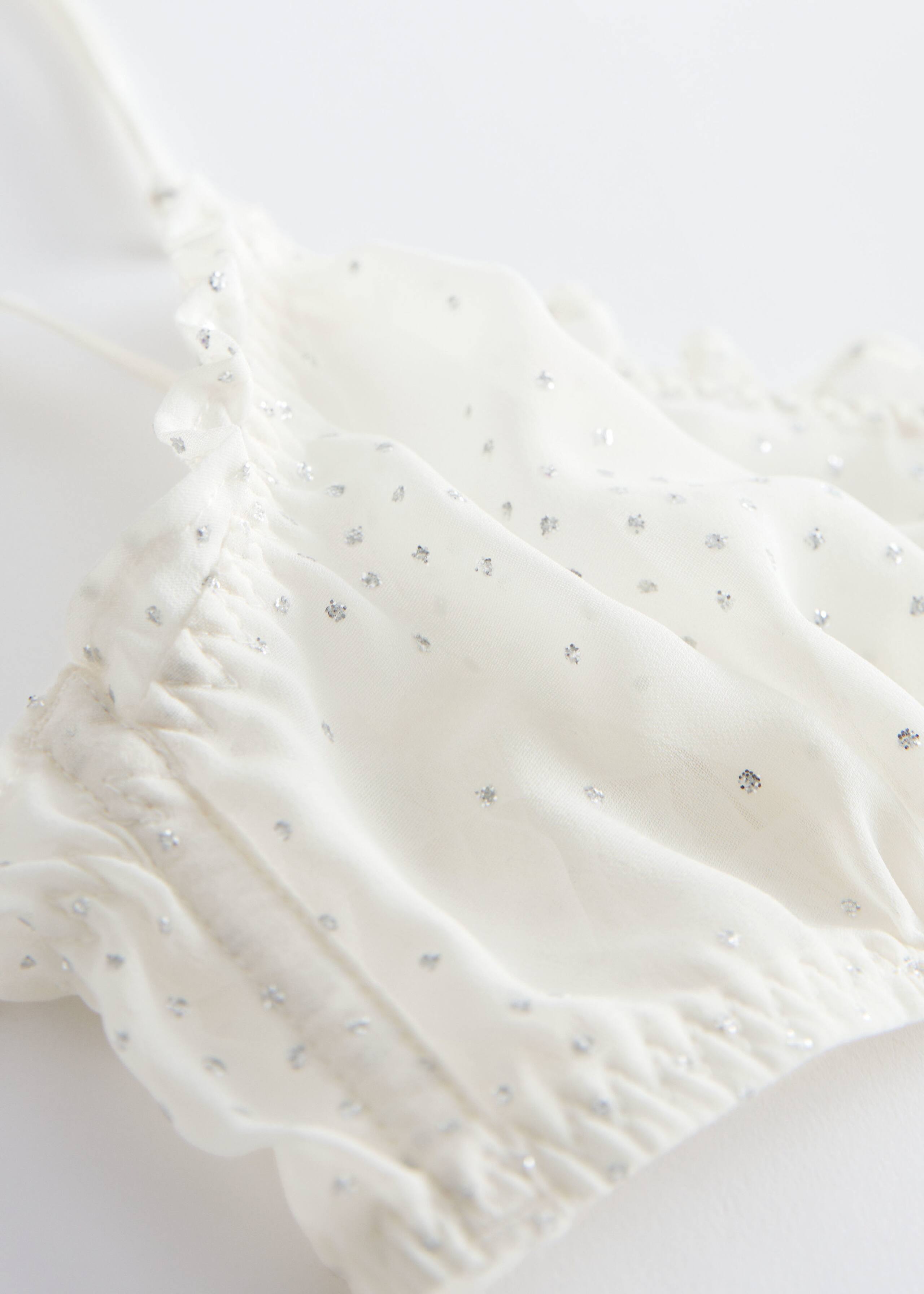 Sparkly Frilled Soft Bra - {{variantName}} - Descriptive Detail