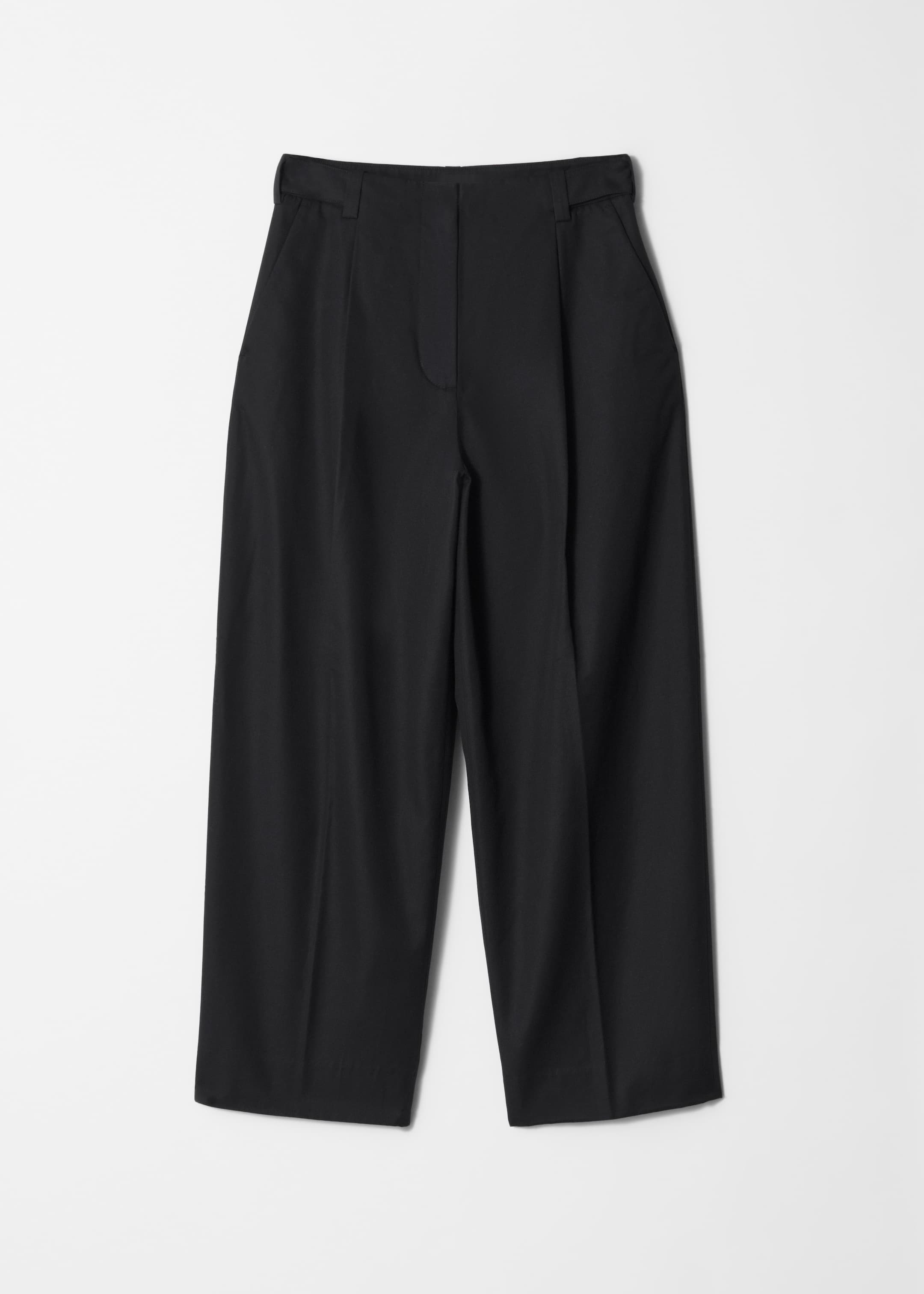 Zobacz większy obraz: Zwężane spodnie z kantami - Czarny - ONA | H&M PL 7