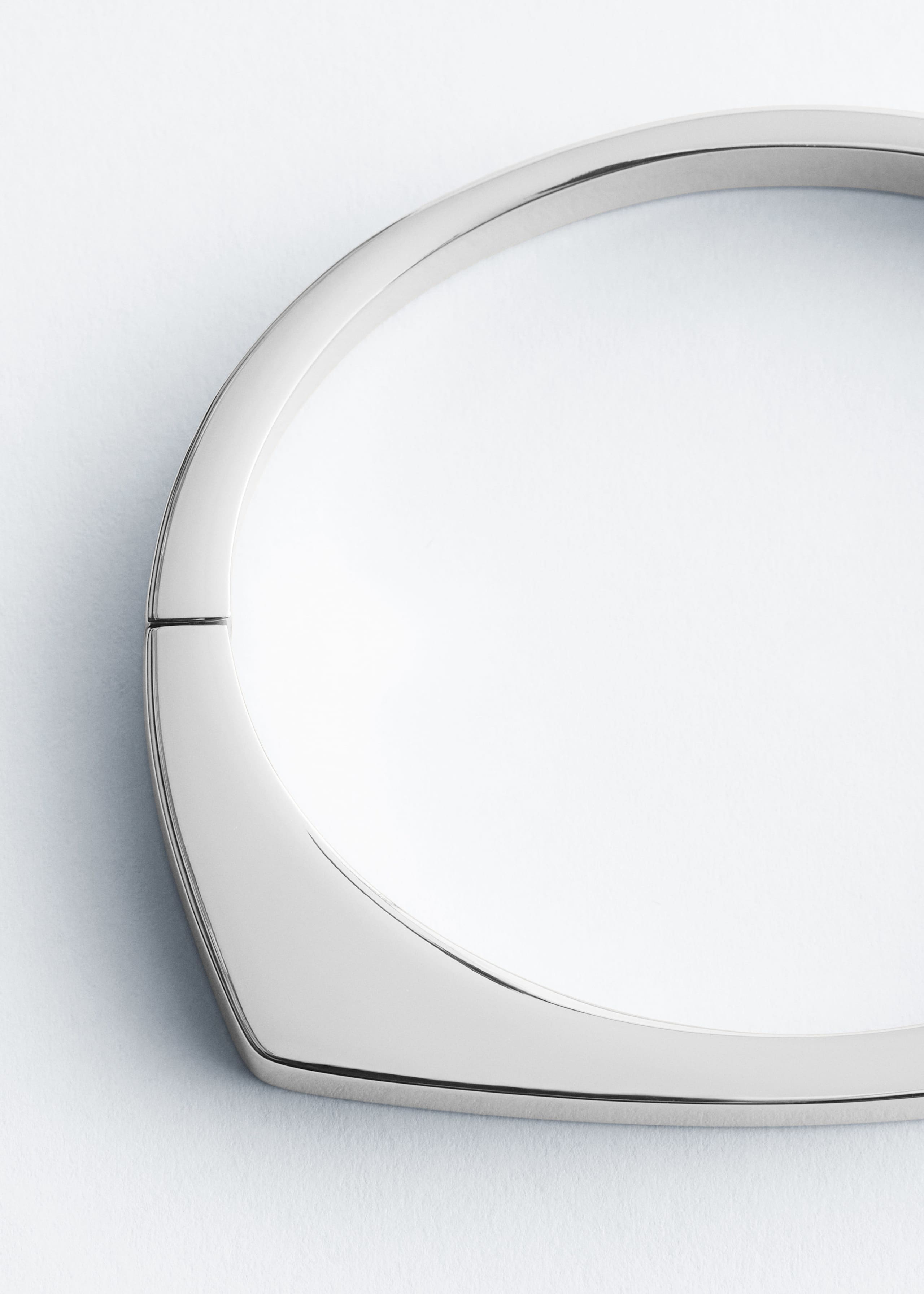 Angular Bangle Bracelet - Silver - Still Life