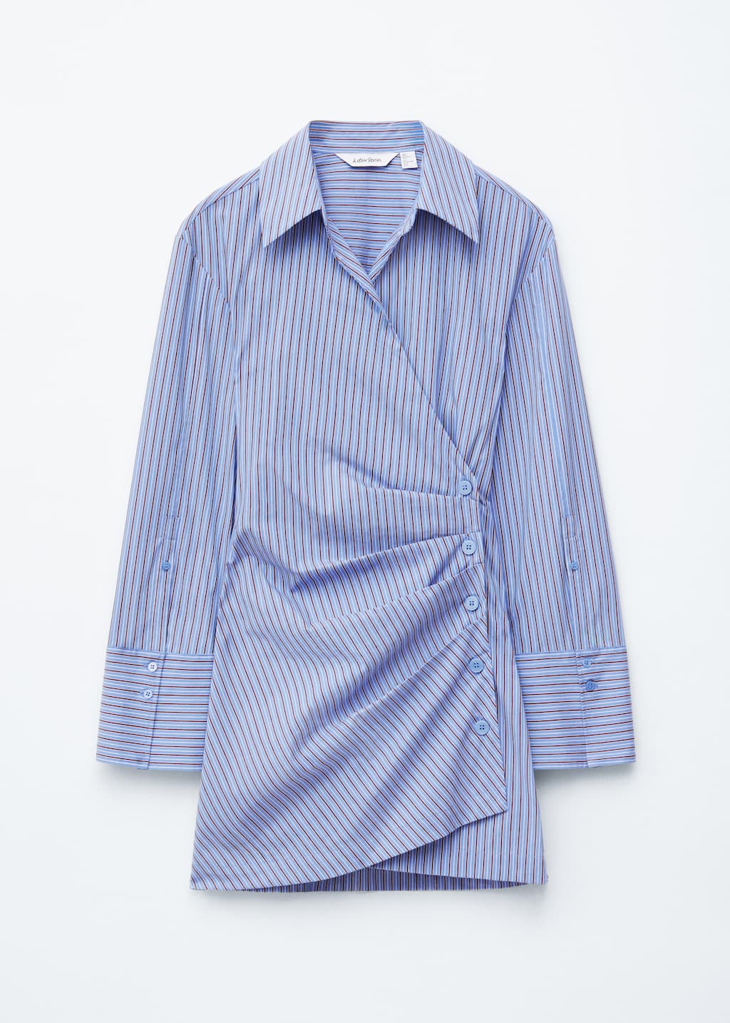 Image of Wrap Shirt Mini Dress