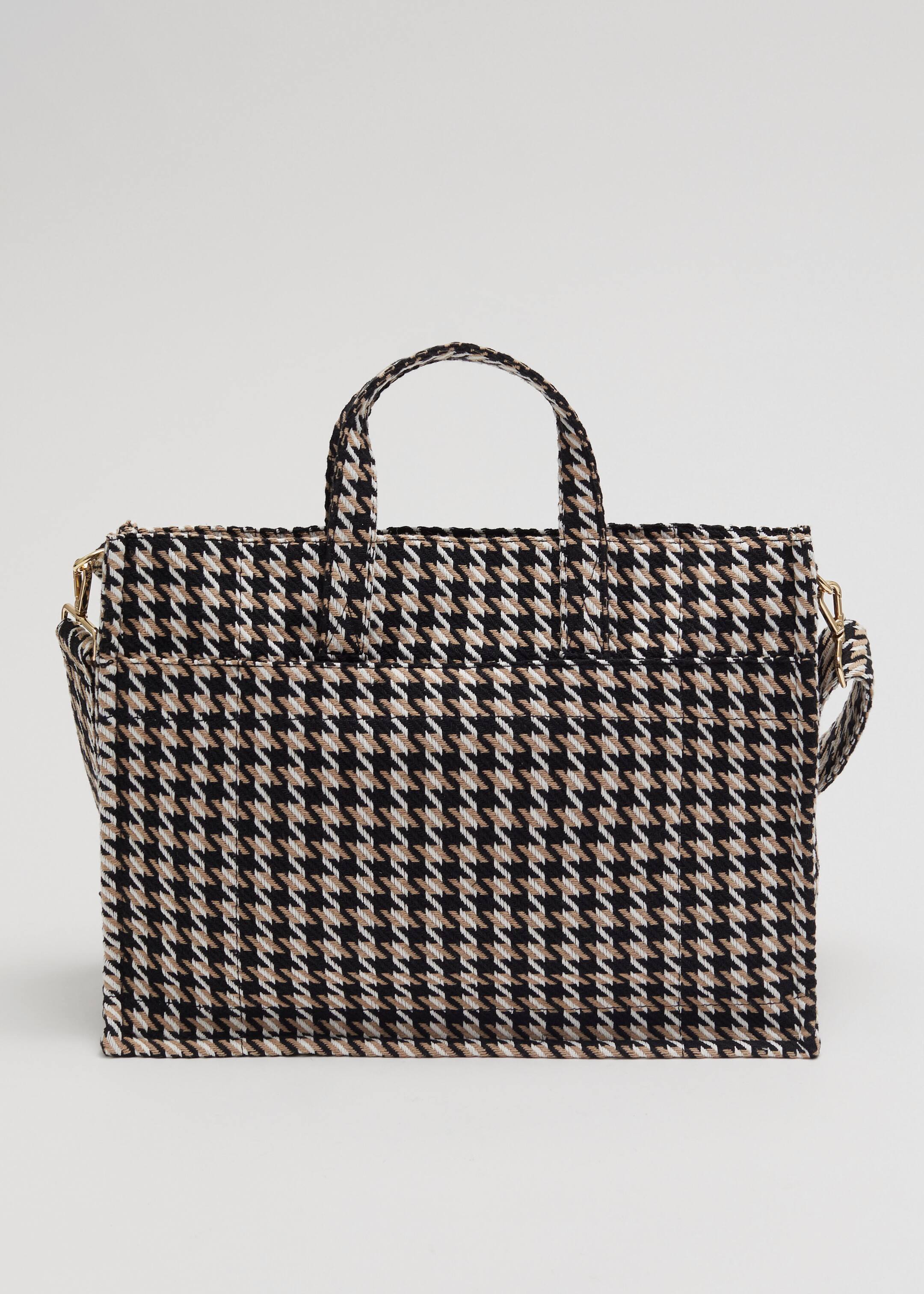 View larger image: Canvas Tote Bag - Black/Beige - Ladies | H&M GB 1