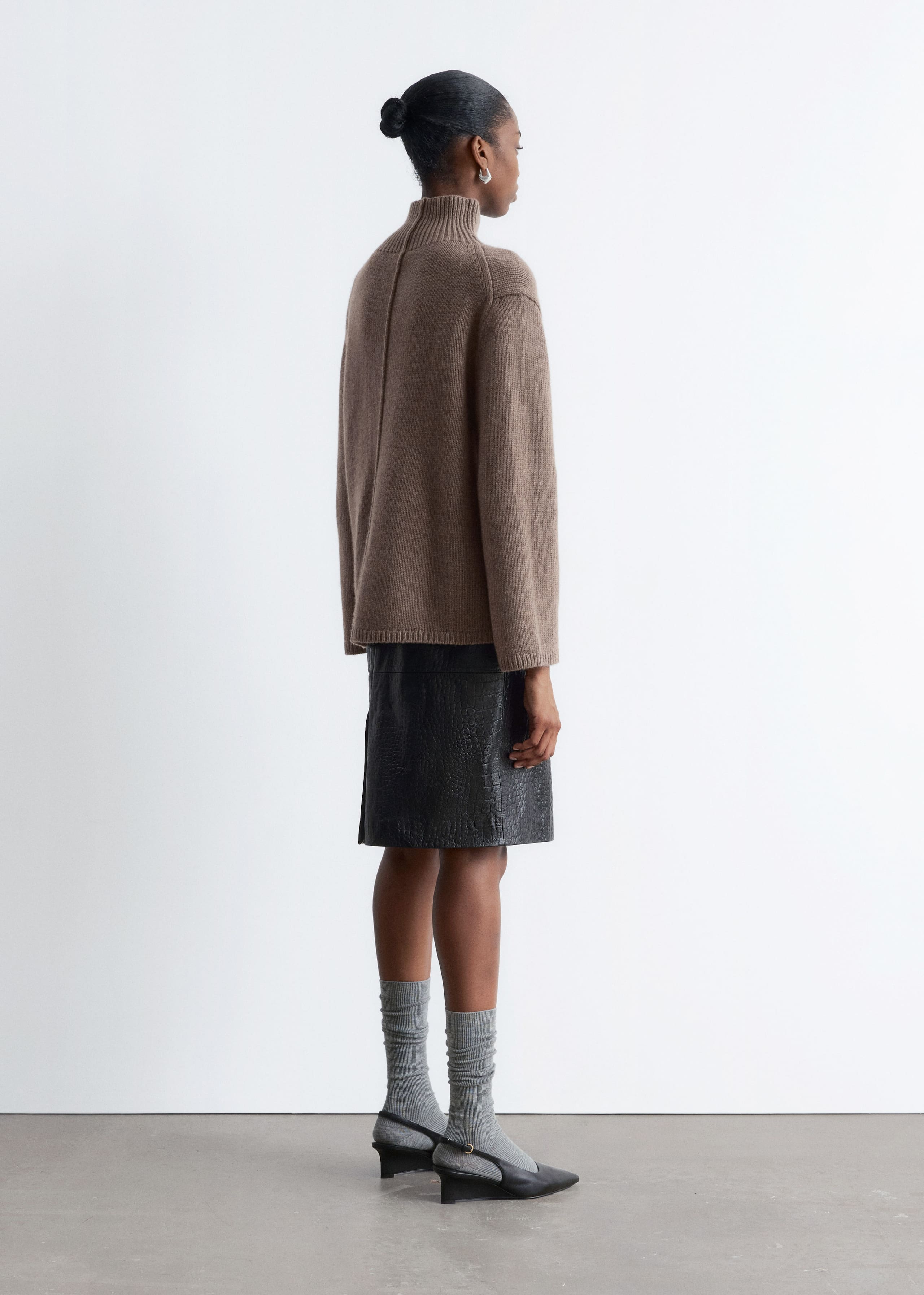 Image of Cashmere-Blend Turtleneck Jumper