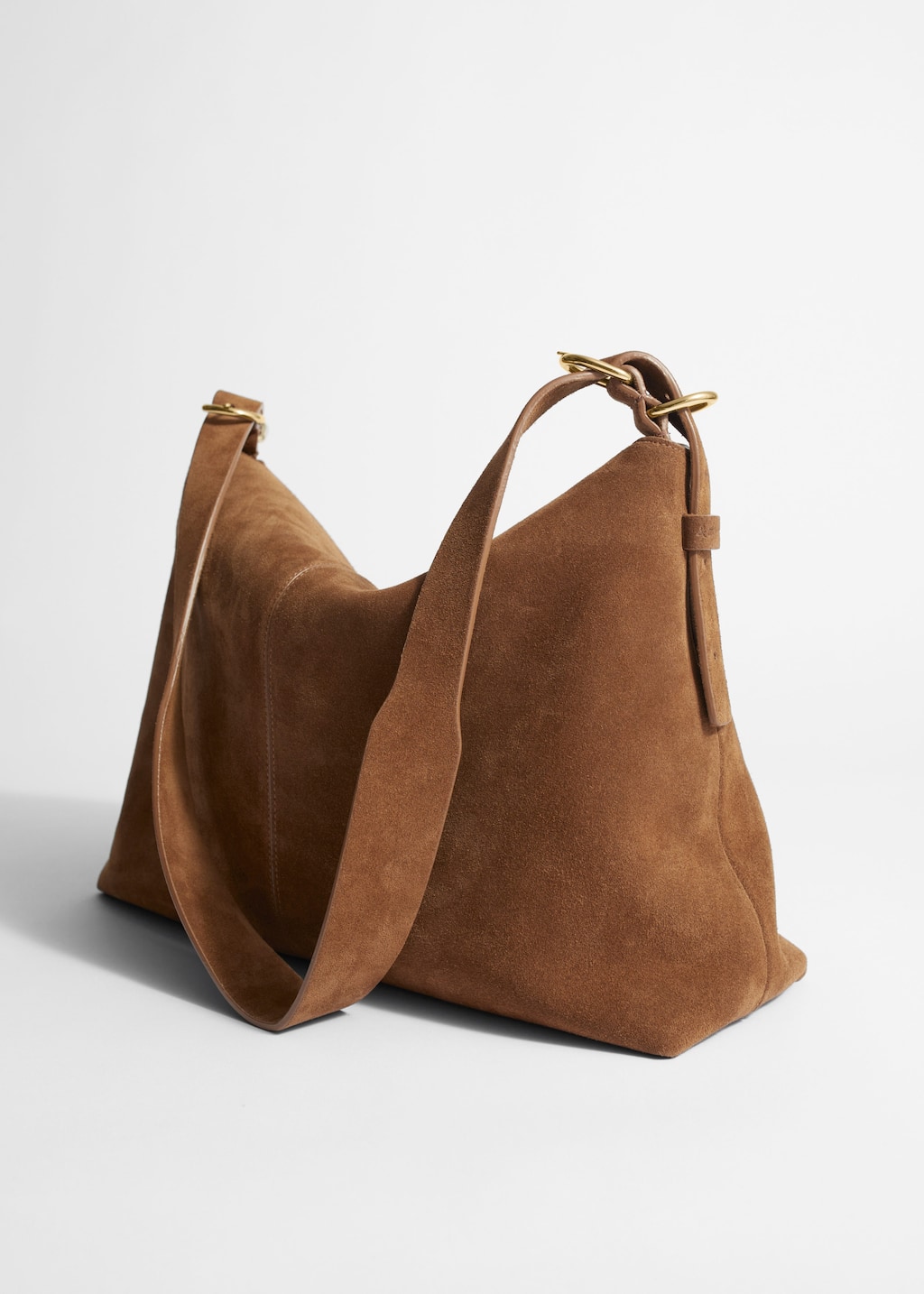 Large Leather Shoulder Bag - Black - Still Life