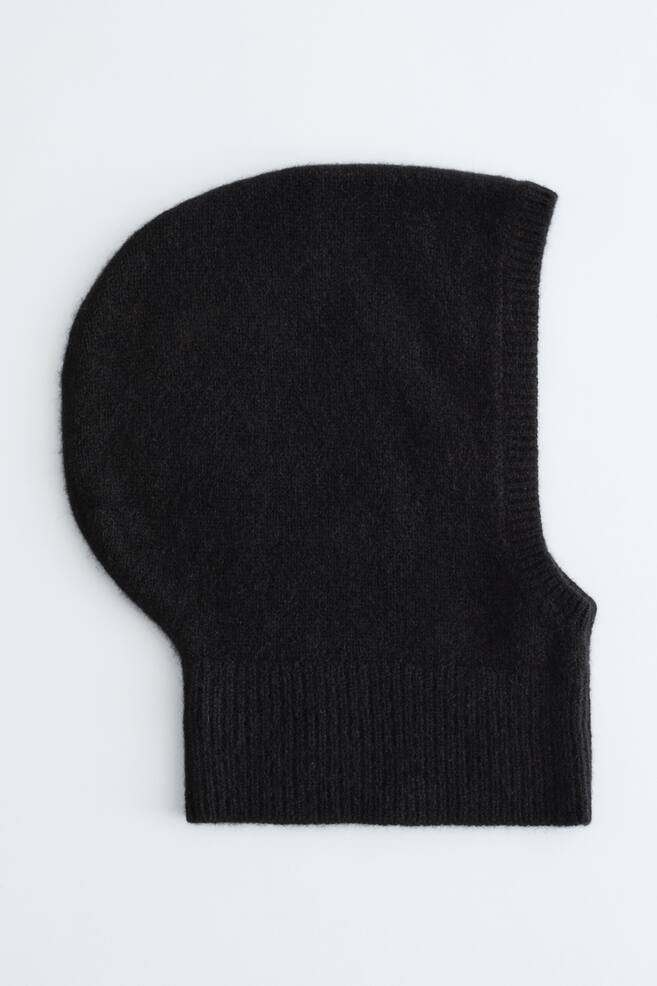 Fitted Cashmere Hood - Black/Dark Brown/Mole - 1