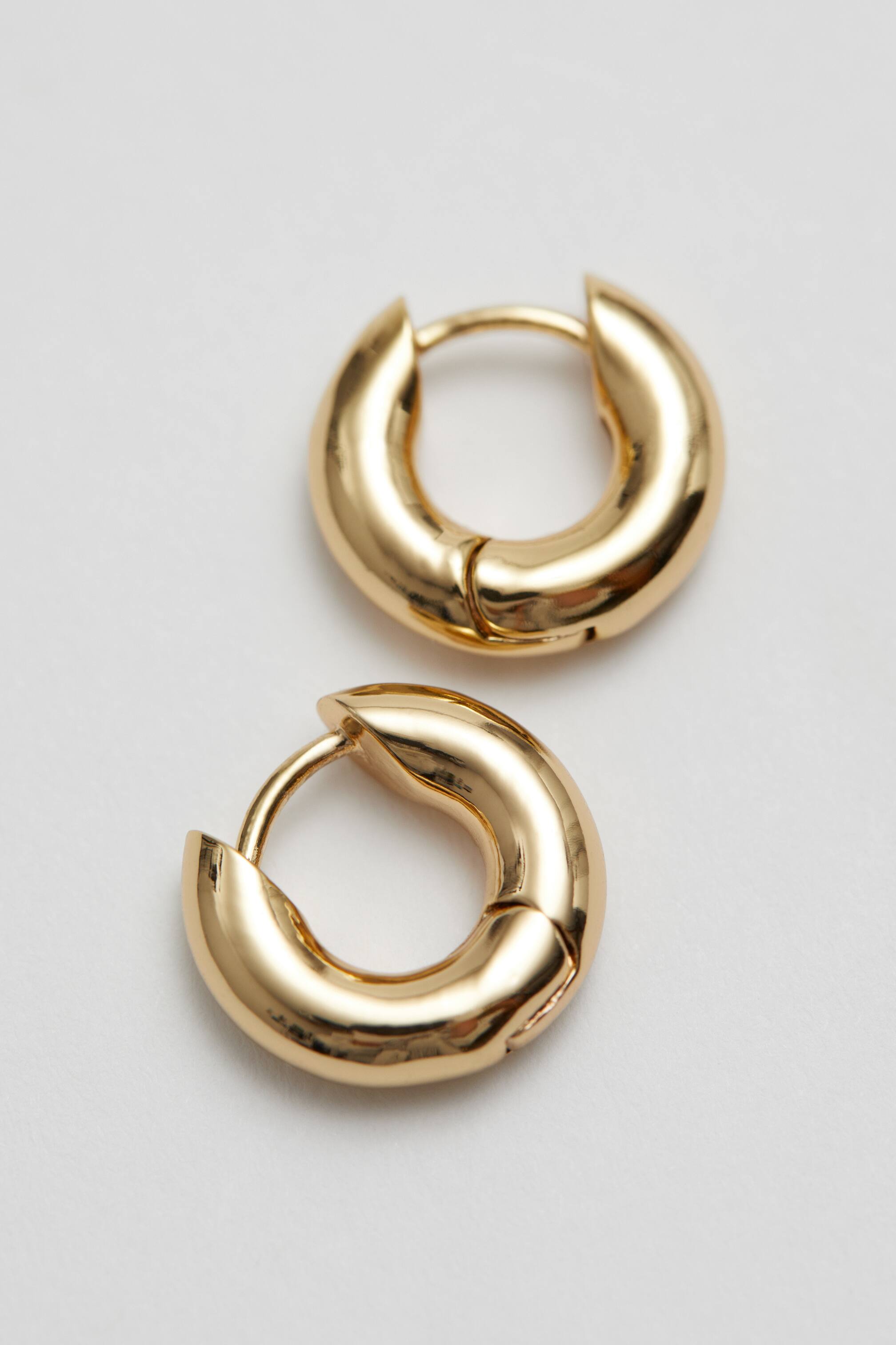 Se større billede: Chunky hoop-øreringe - Guld - DAME | H&M DK 1