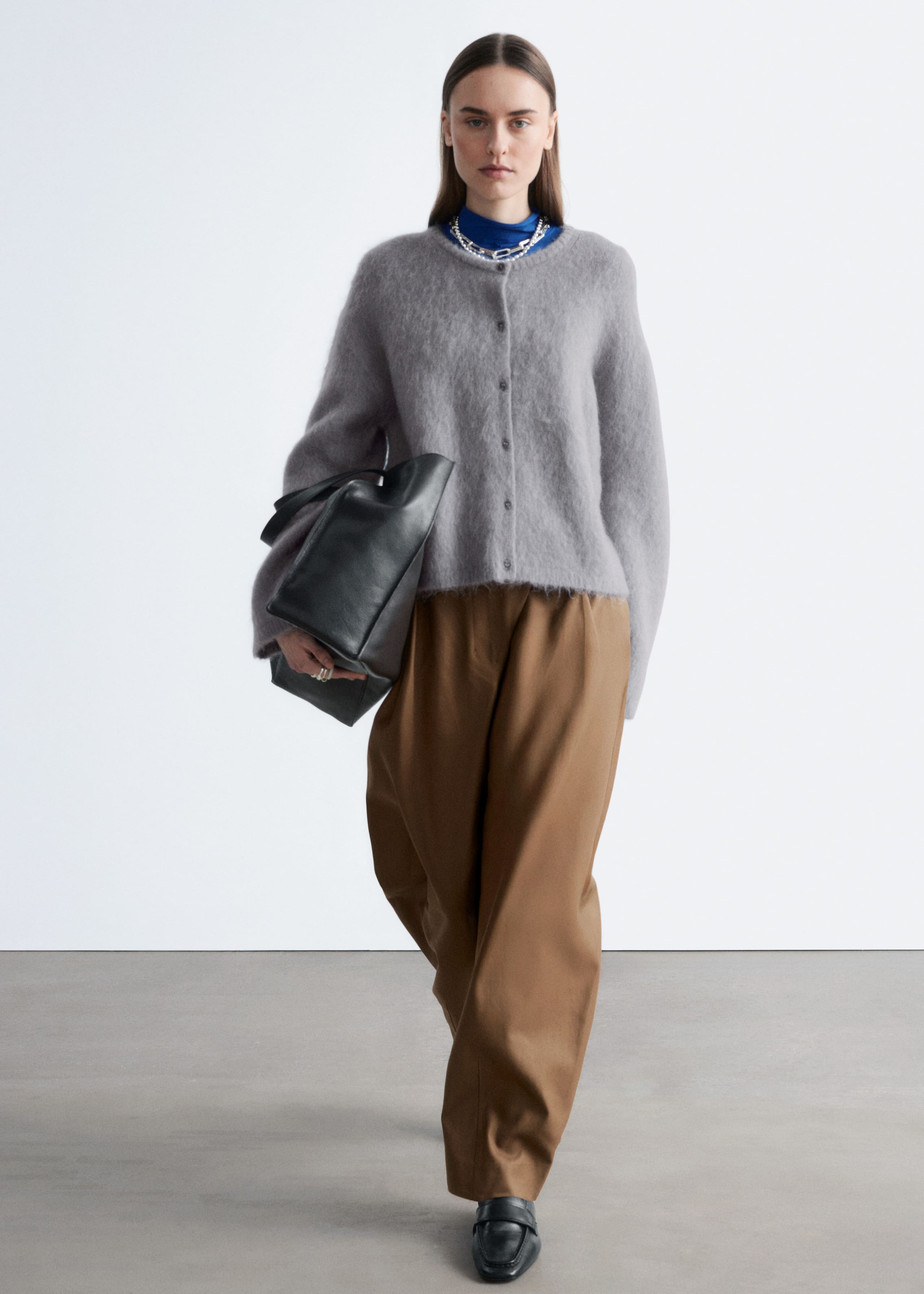 Image of Brushed Mohair-Blend Cardigan