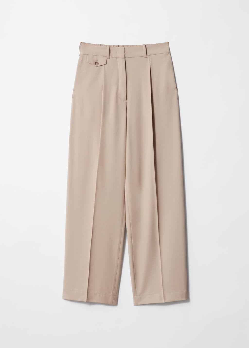 Image of Straight-LegPress-CreaseTrousers