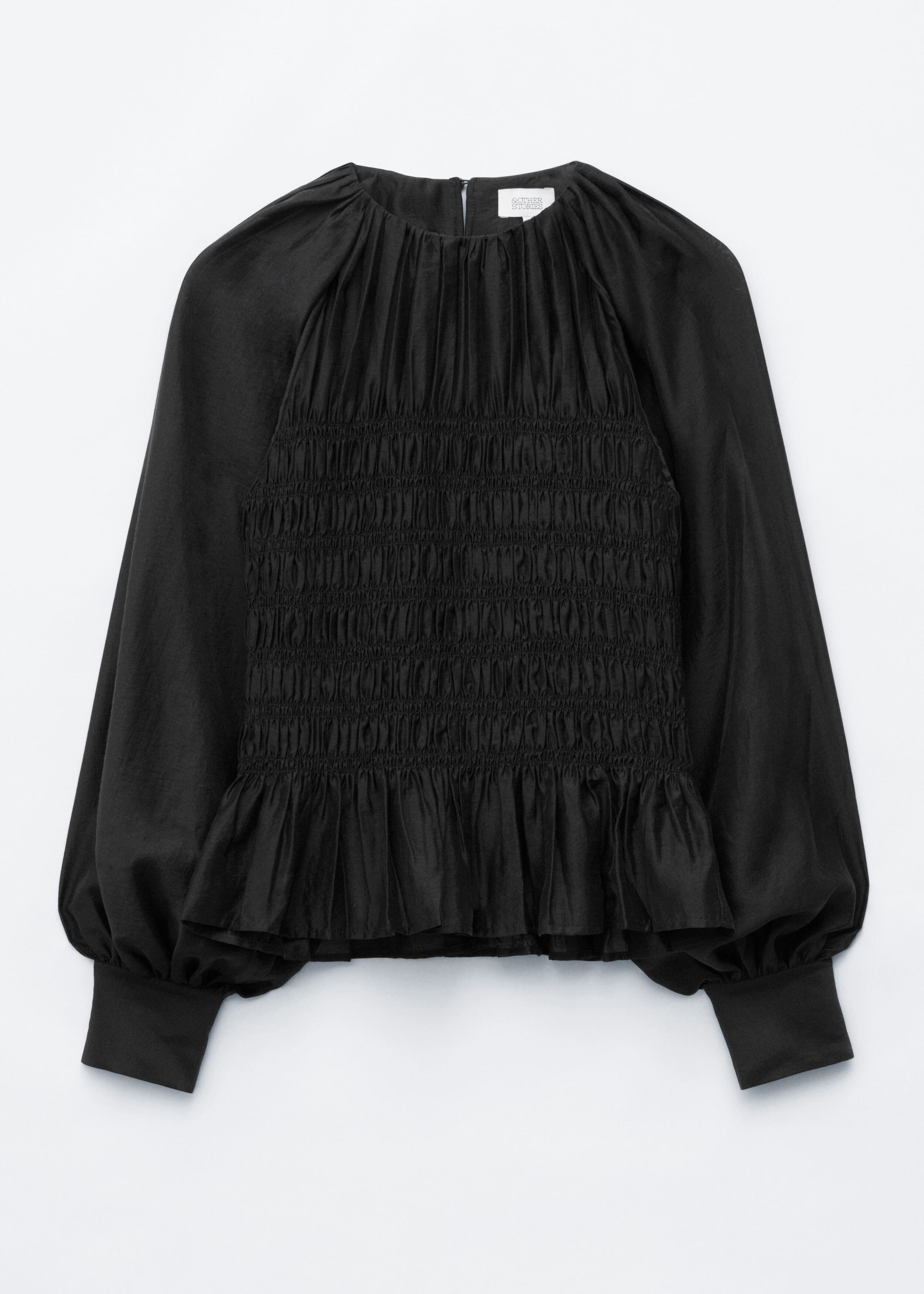 Smock Blouse - Black - Still Life