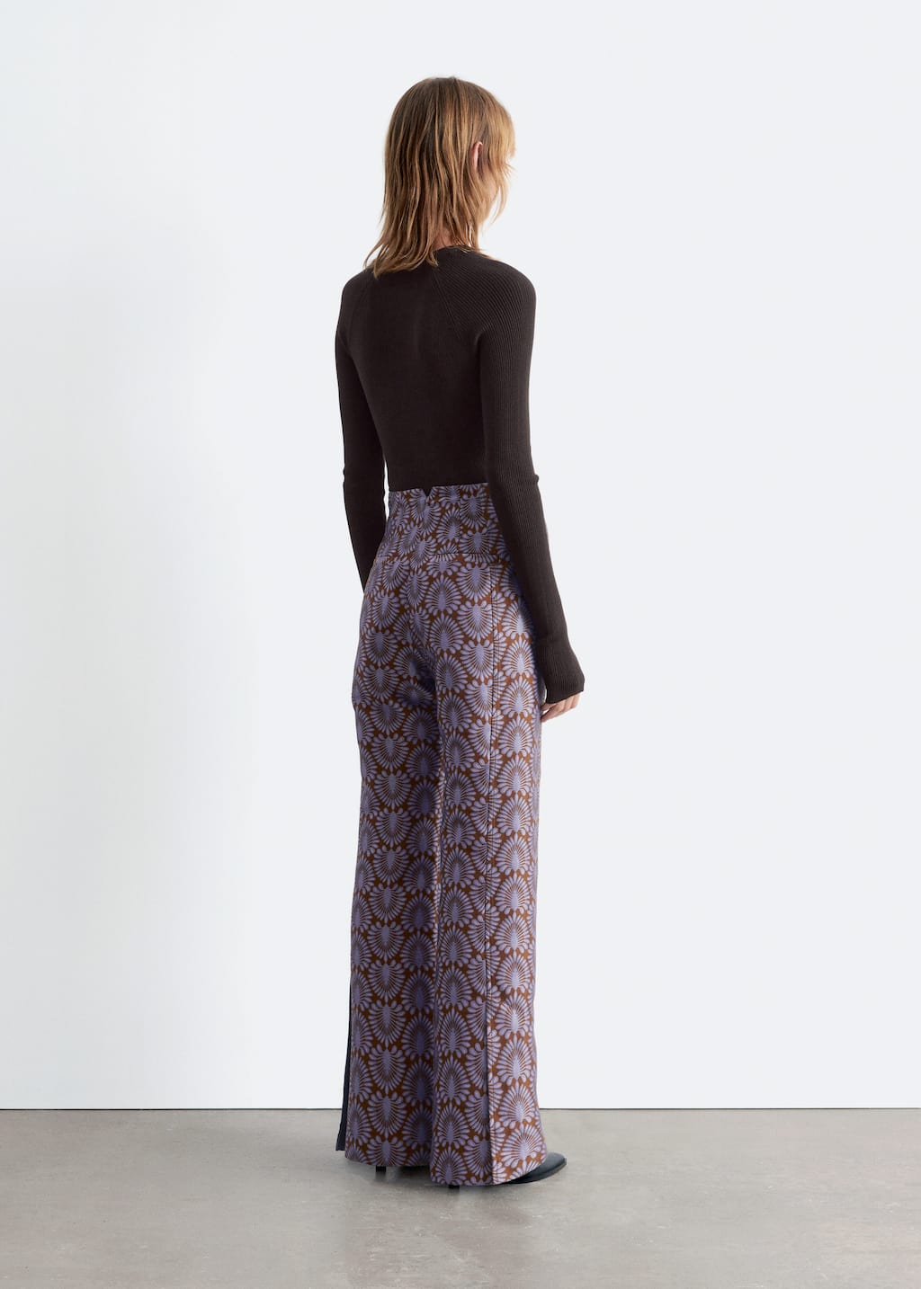 Image of Long-Sleeve Rib-Knit Bodysuit