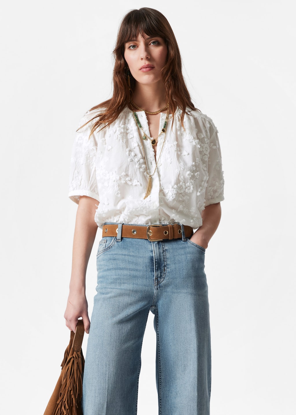 Image of Camicetta oversize con maniche a sbuffo