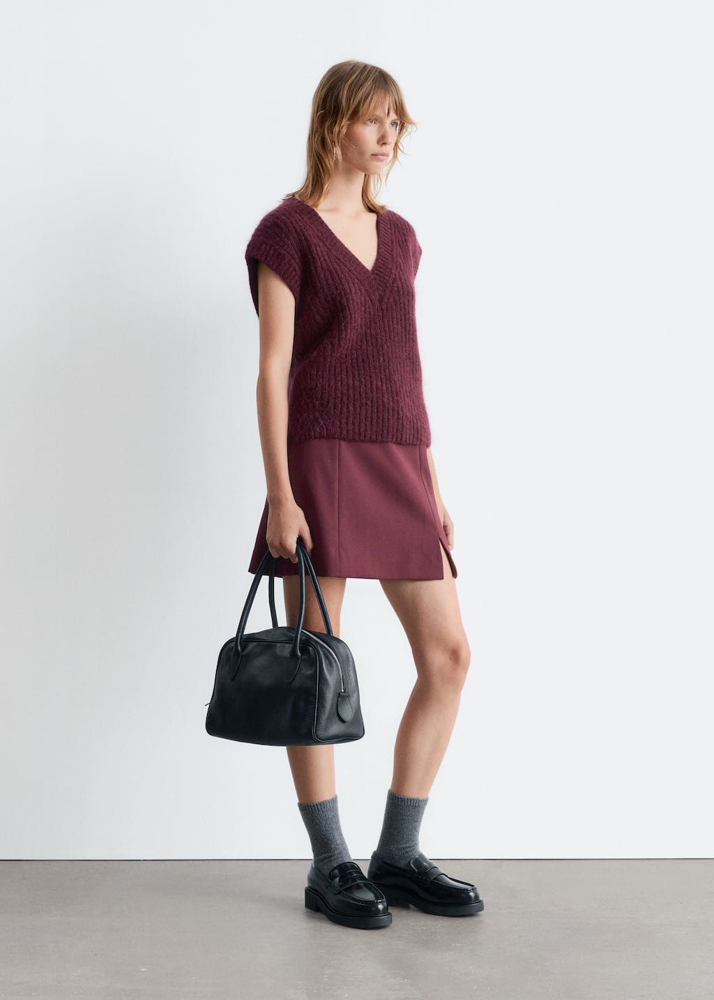 Image of High-Waist Mini Skirt