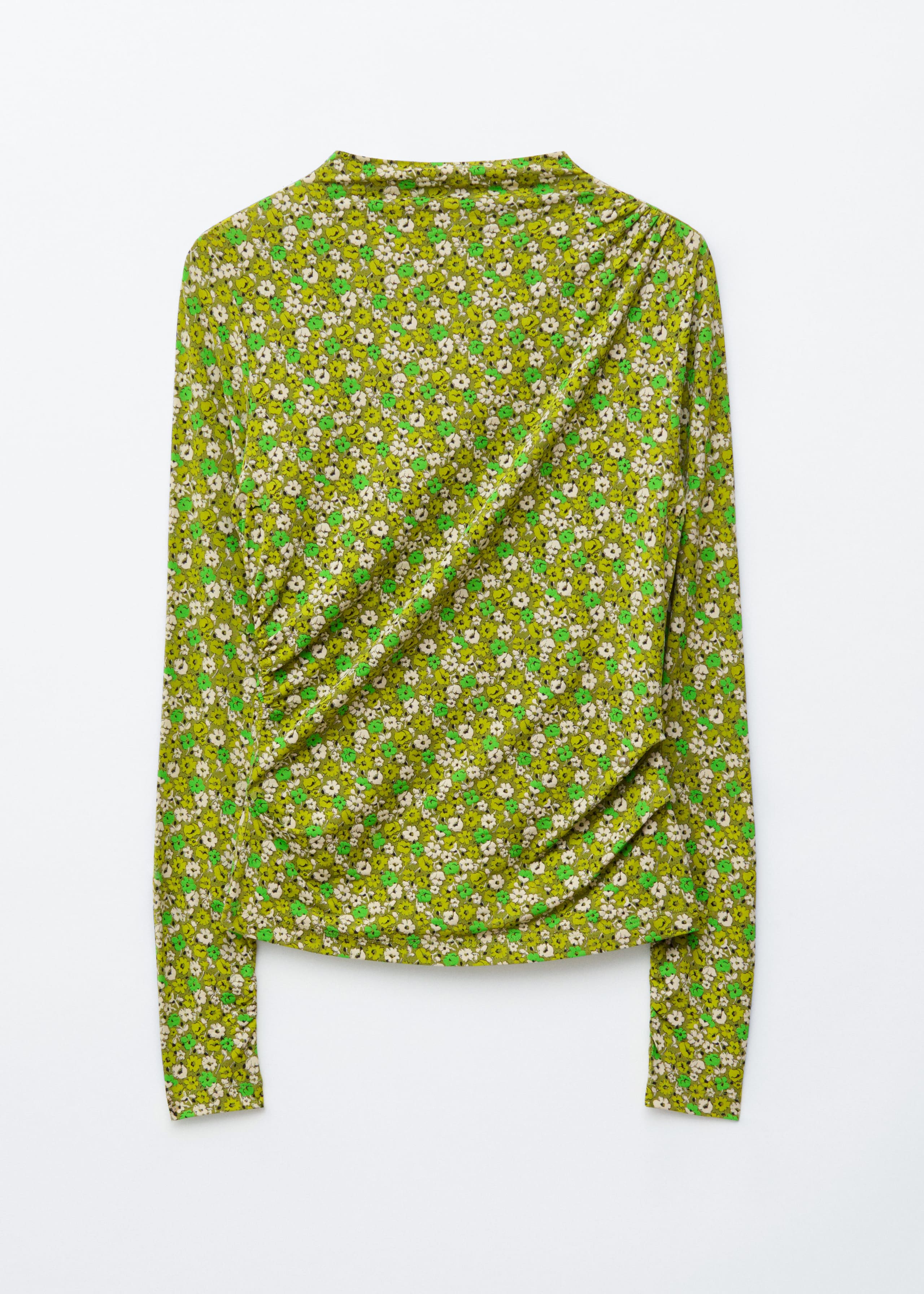 Image of Maglia con collo a lupetto drappeggiato