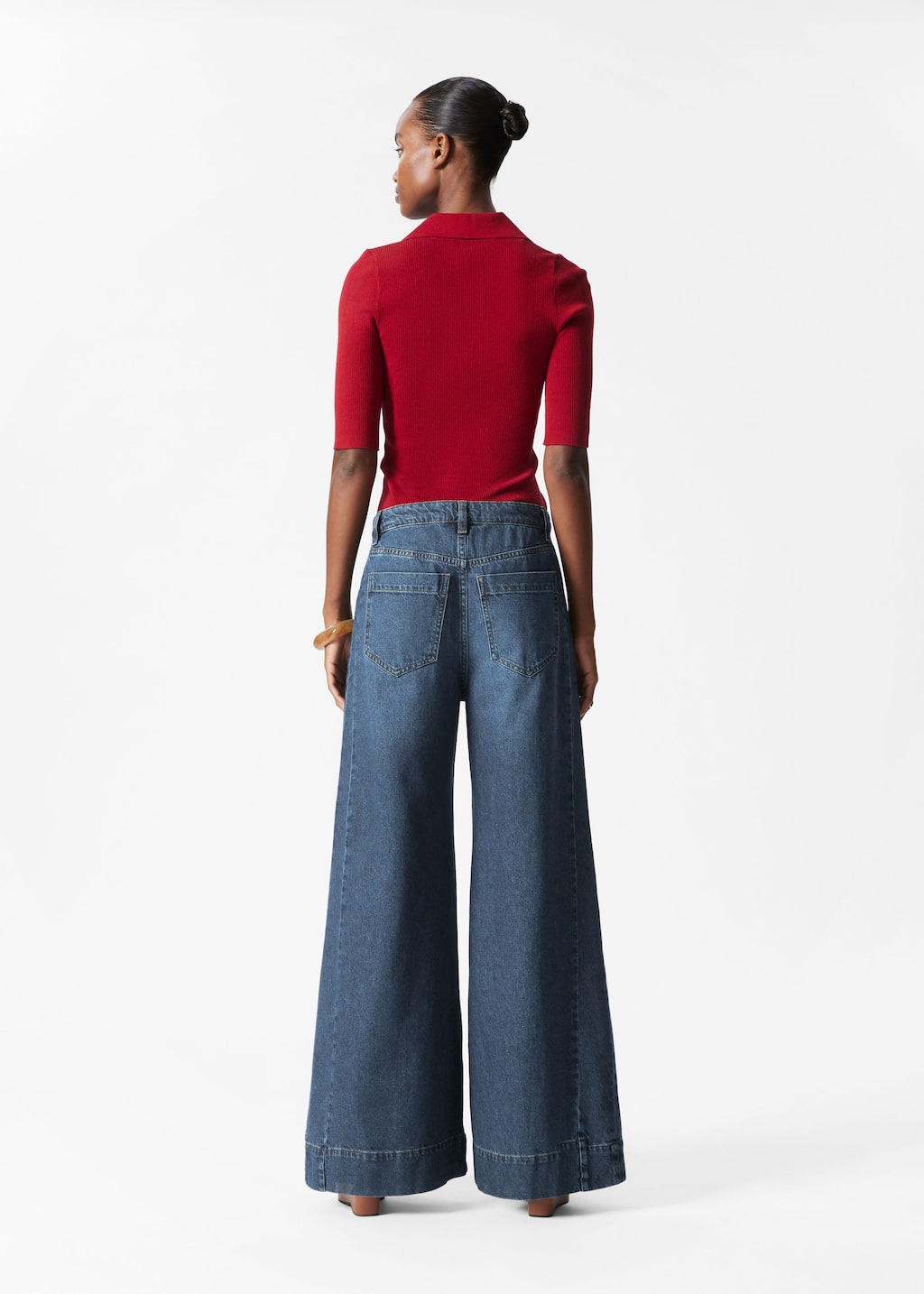 Image of Maglia a maniche corte con colletto