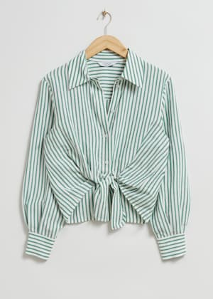 Light Green/White Striped