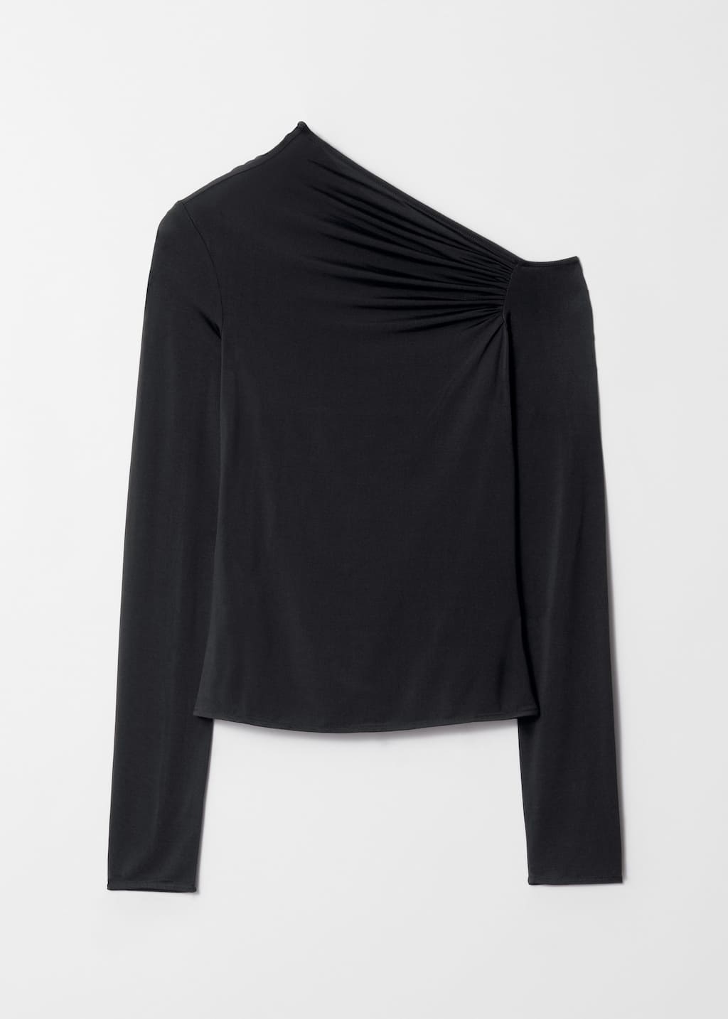 Ruched Asymmetric Top