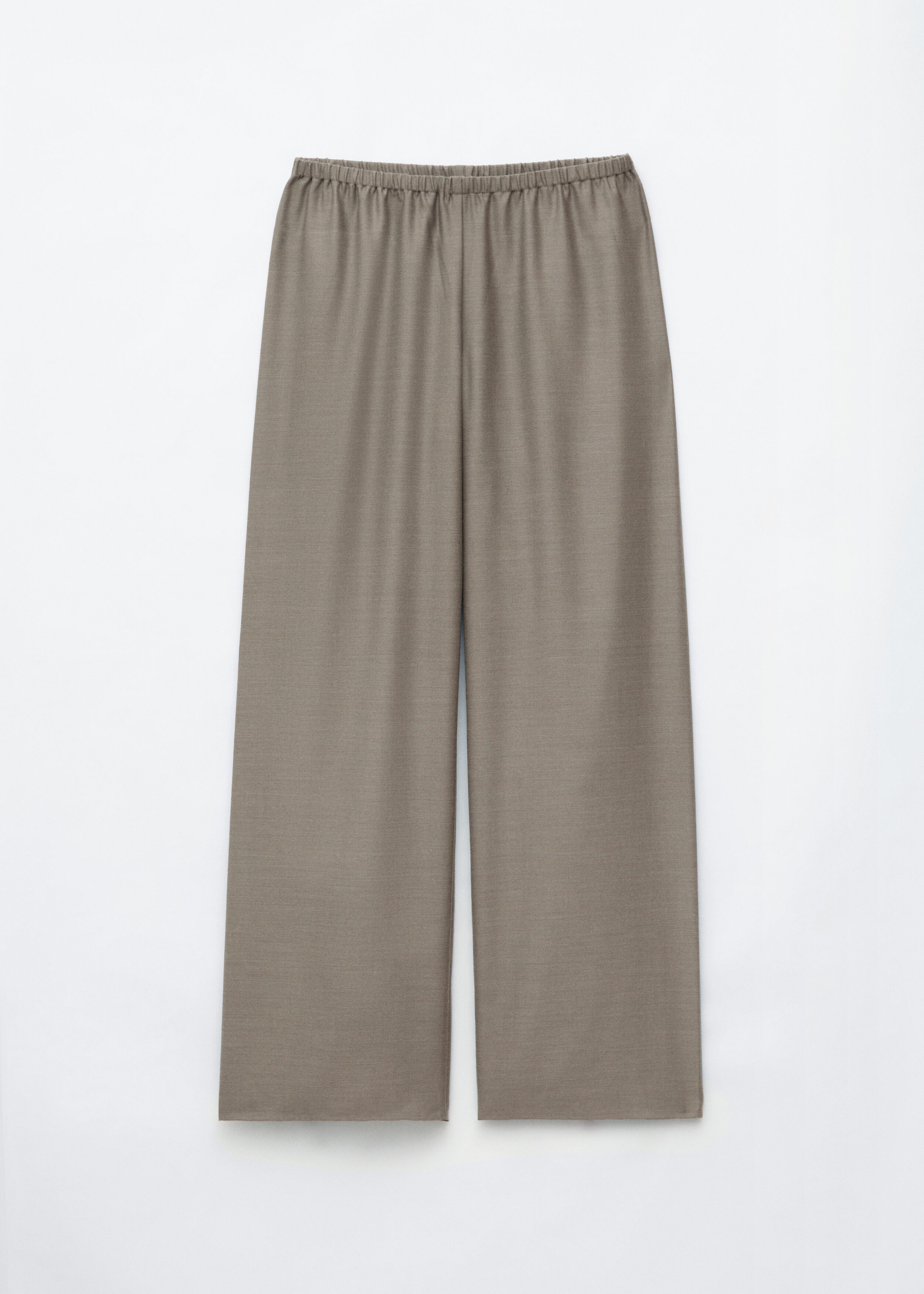 Pull-On Wool Trousers