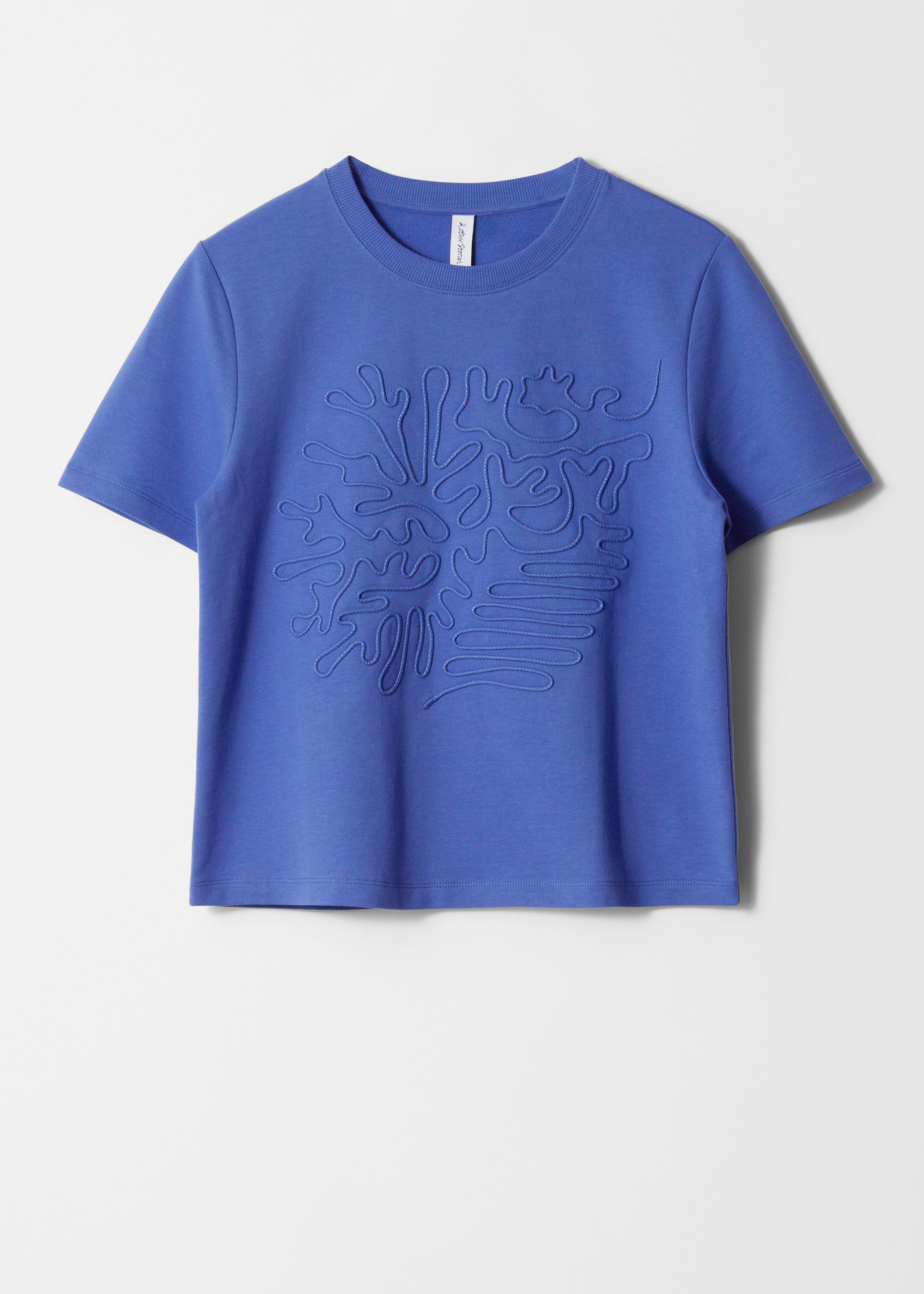 Floral-Appliqué T-Shirt
