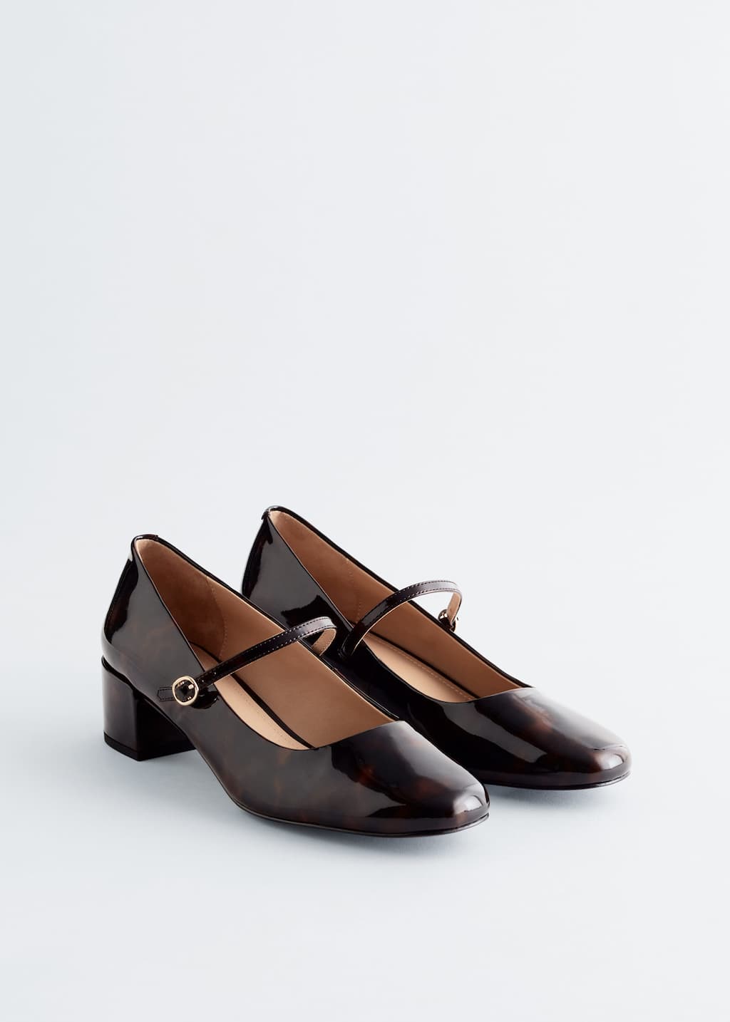 Image of Mary-Jane Leather Pumps