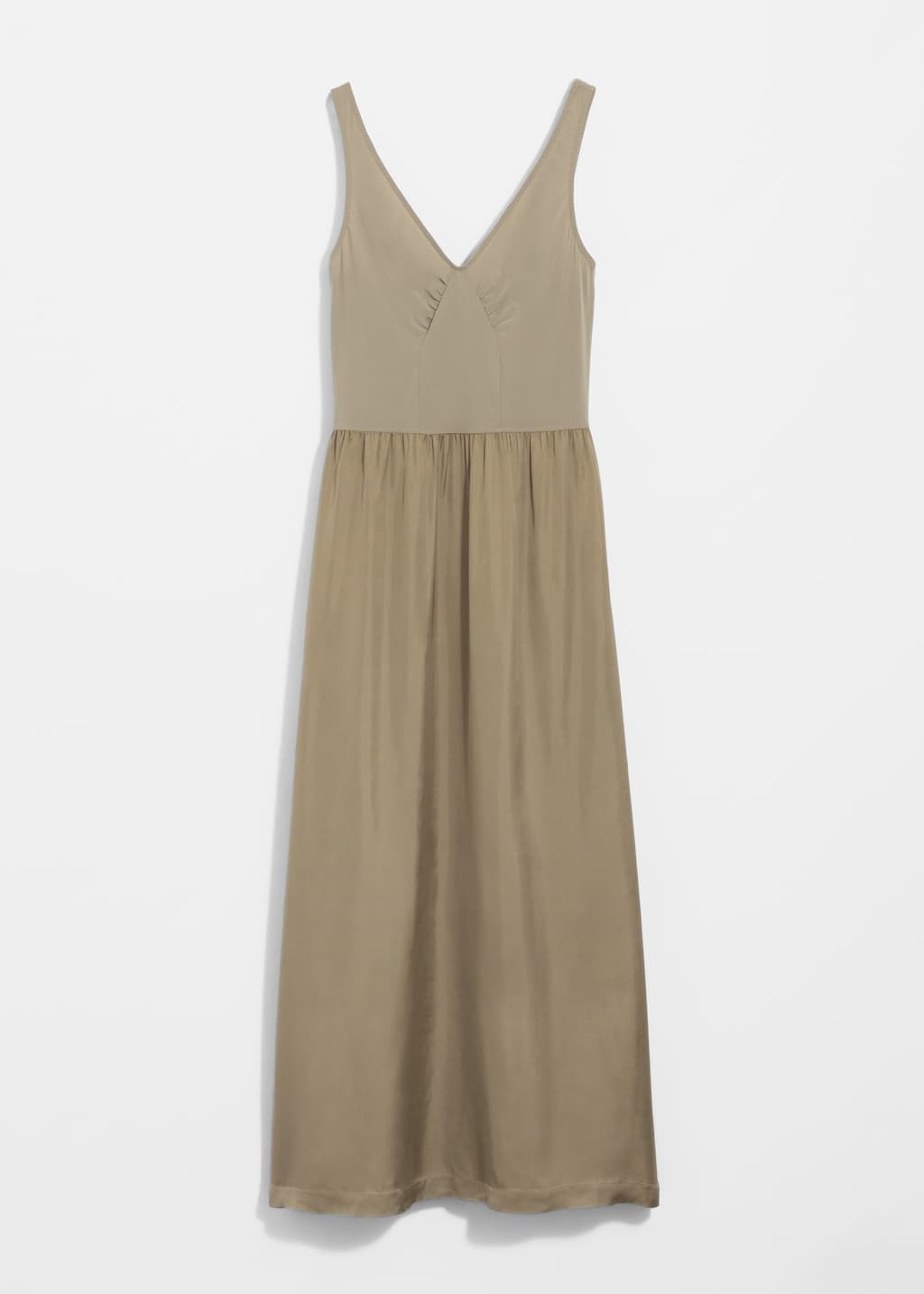 Vestido midi sin mangas - Topo - Bodegón