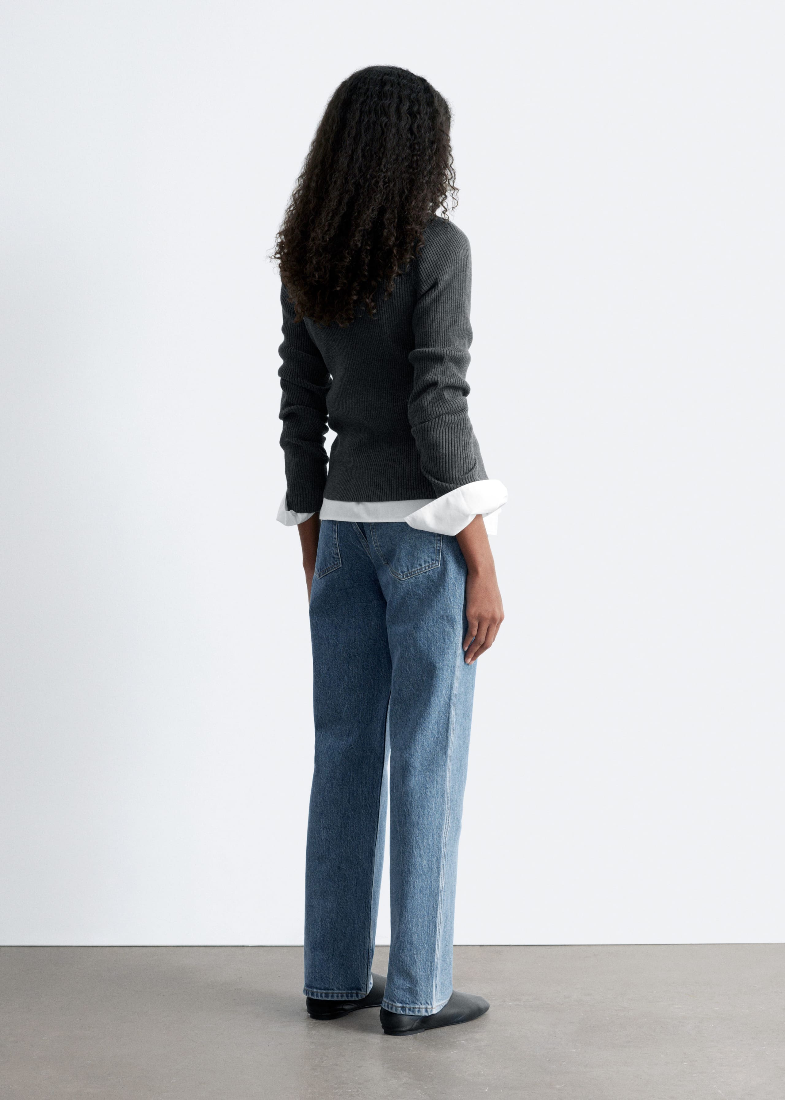 Image of Cropped Slim-Leg Jeans