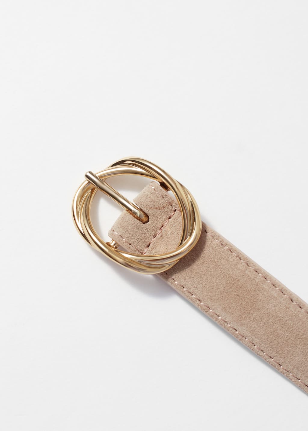 Image of Knot-Buckle Leather Belt