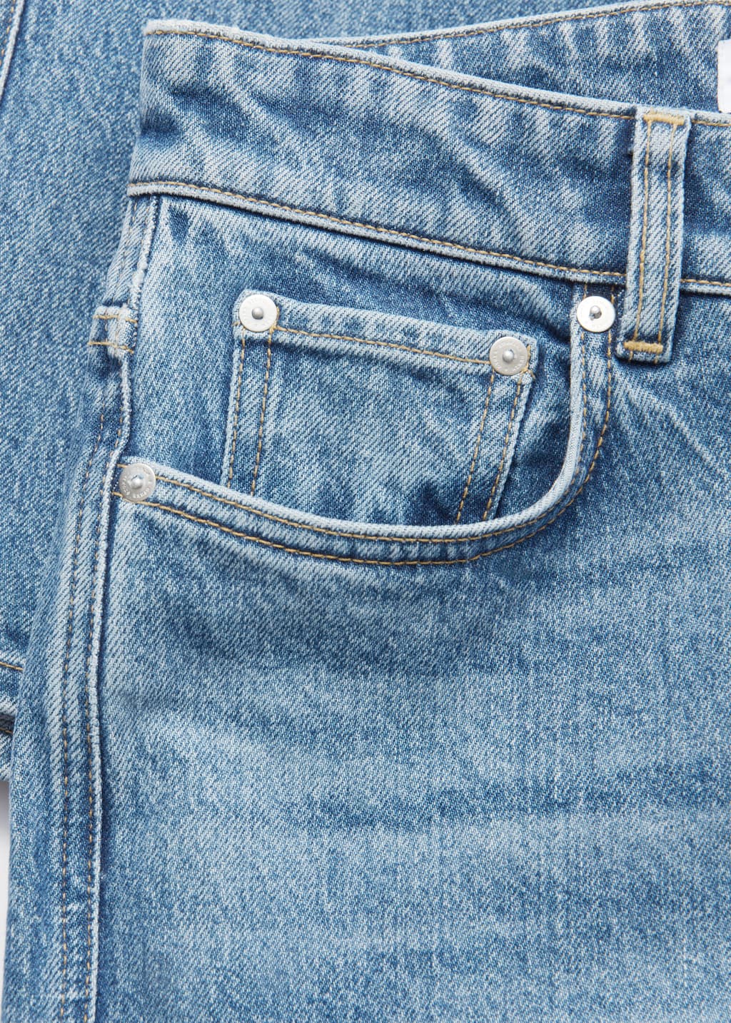 Image of High-Waist Straight-Leg Jeans
