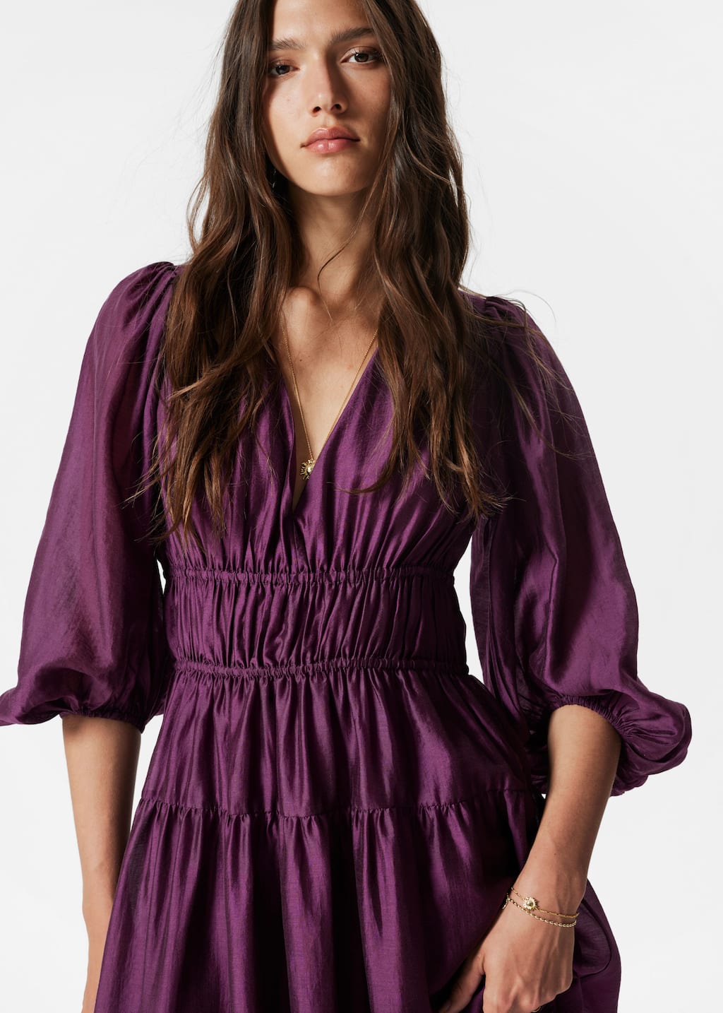 Image of Tiered Midi Dress