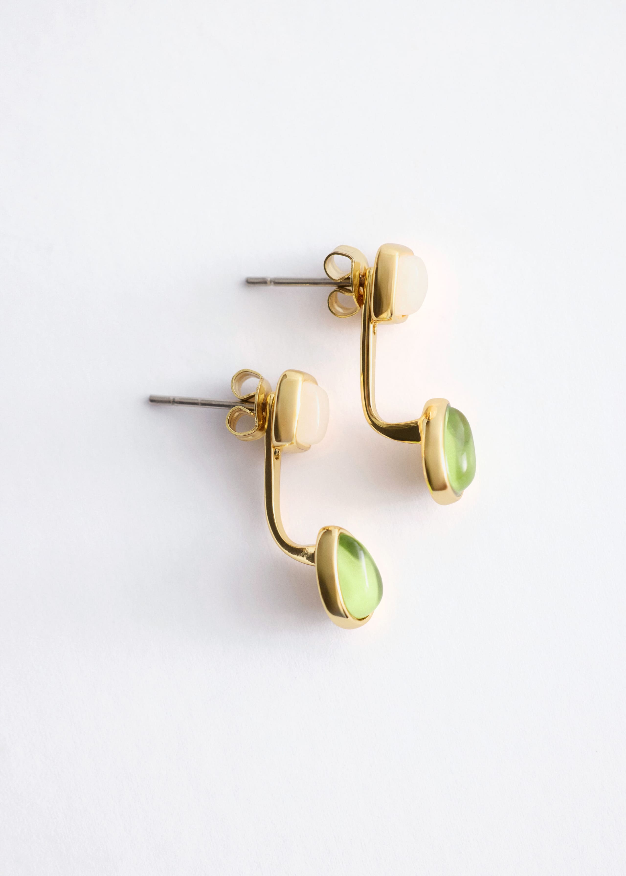 Image of Orecchini a perno con gemme