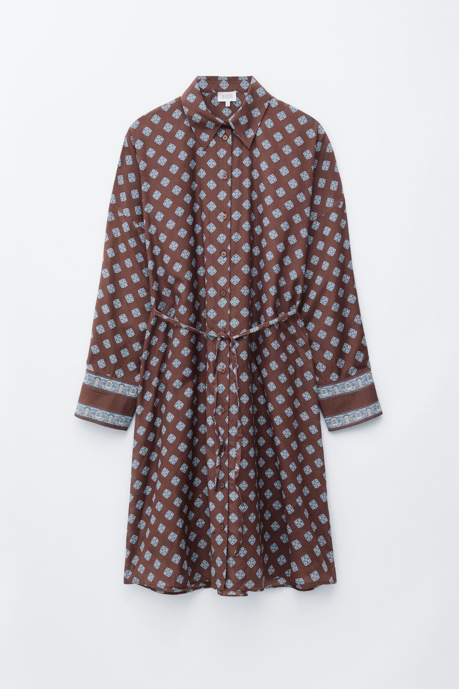 Printed Silk-Cotton Midi Dress - 2