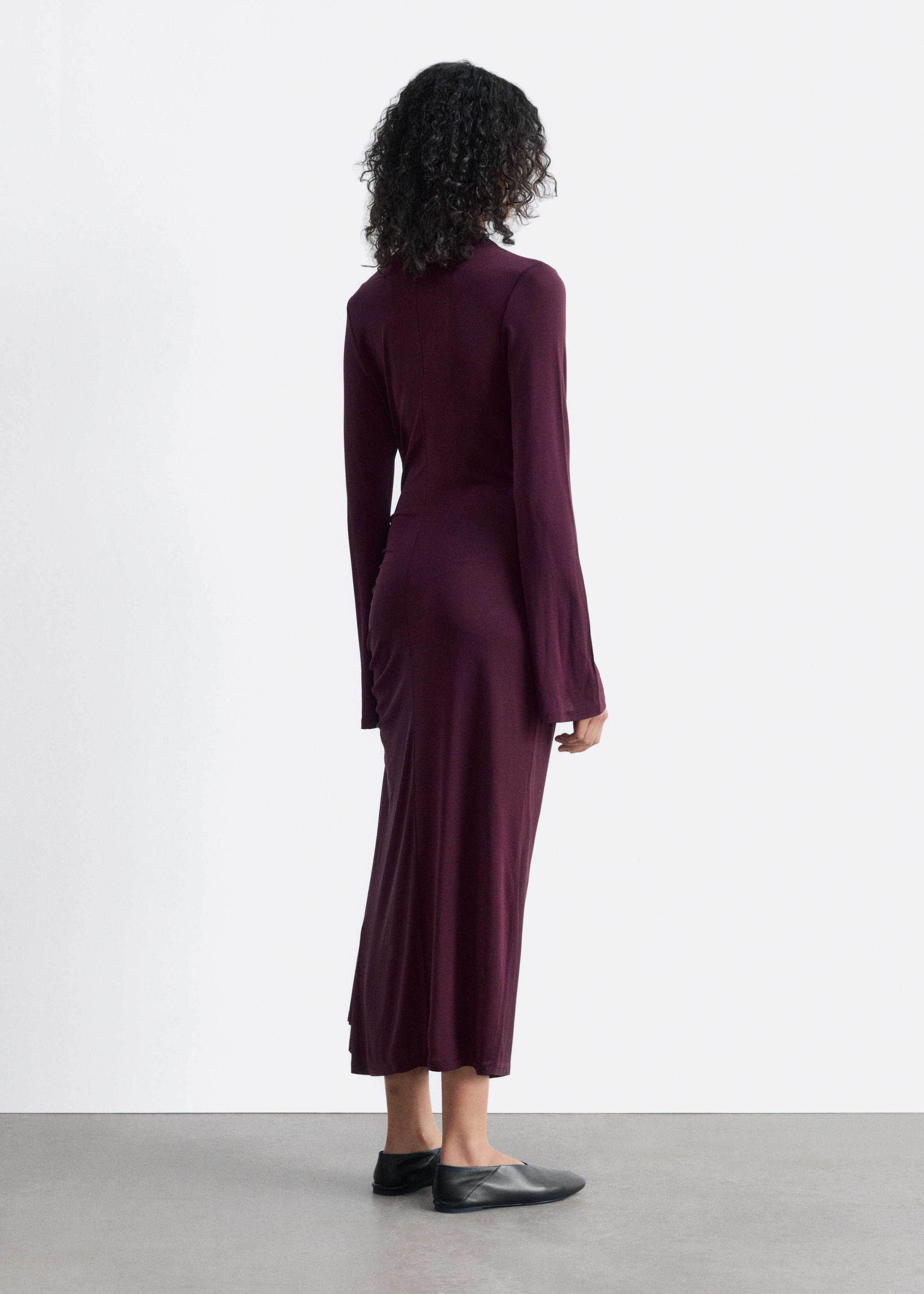 Image of Gerafftes Midikleid