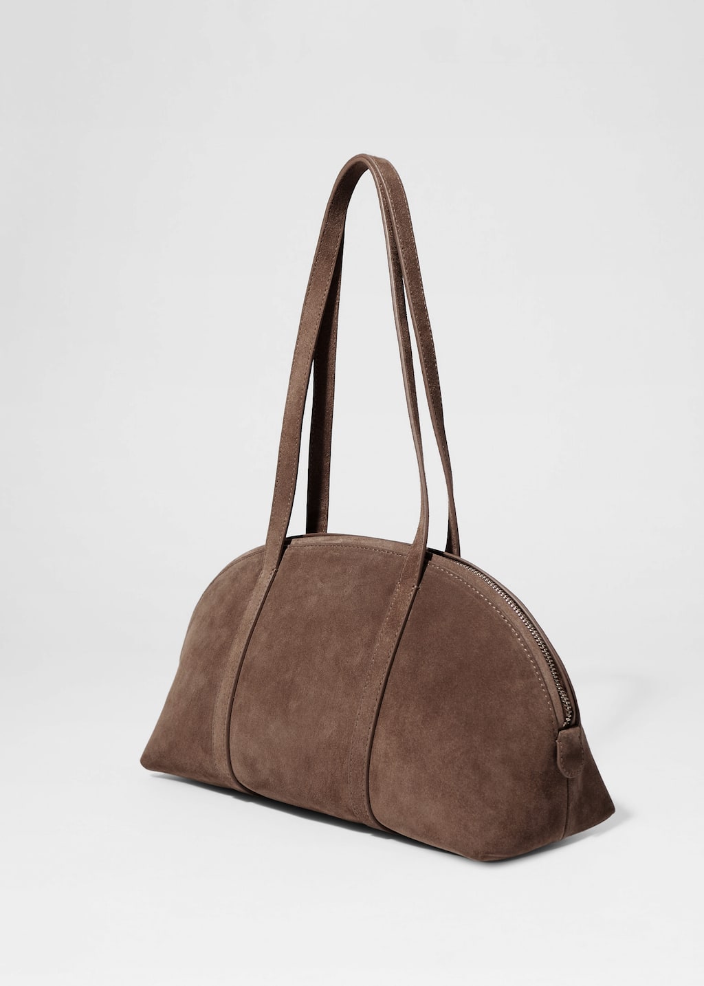 Image of Suede Bowling Bag